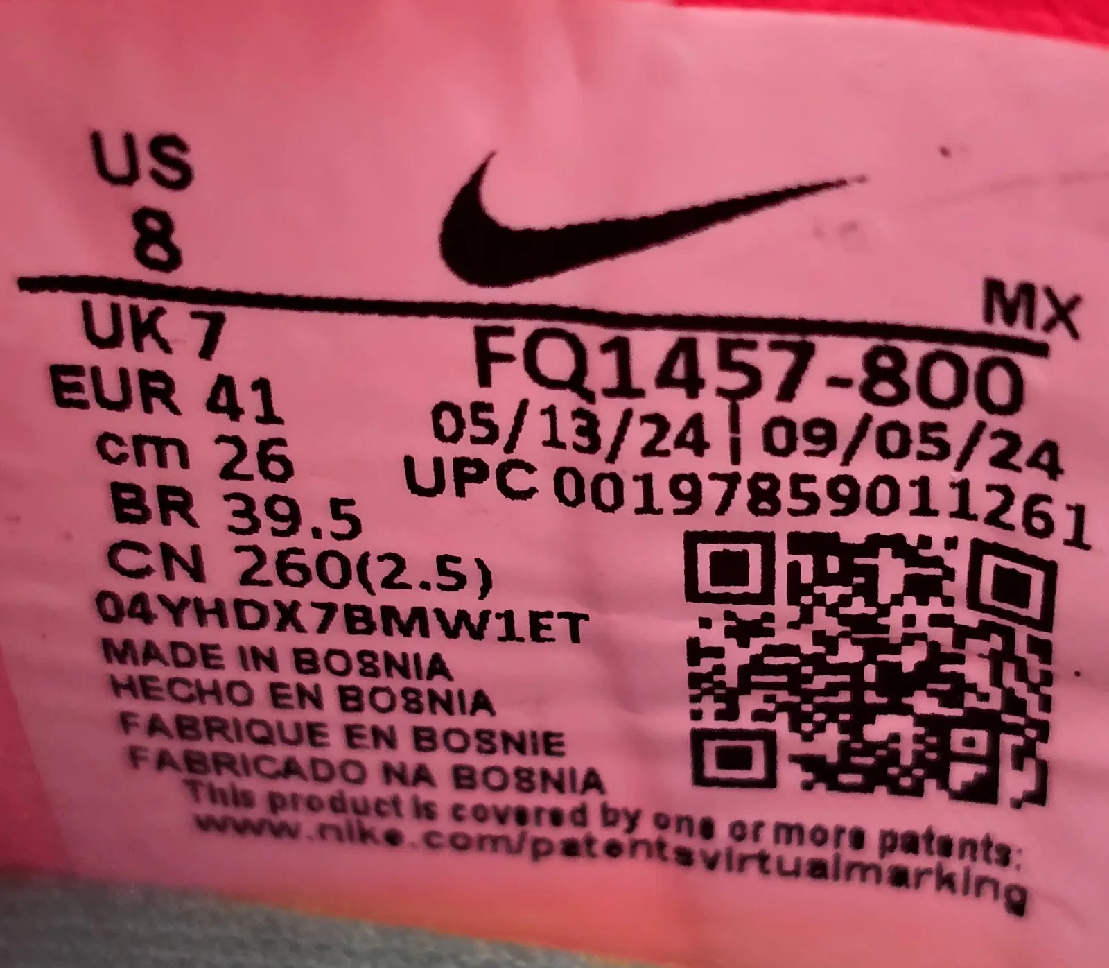 NIKE AIR ZOOM MERCURIAL VAPOR 16 ELITE FG 8