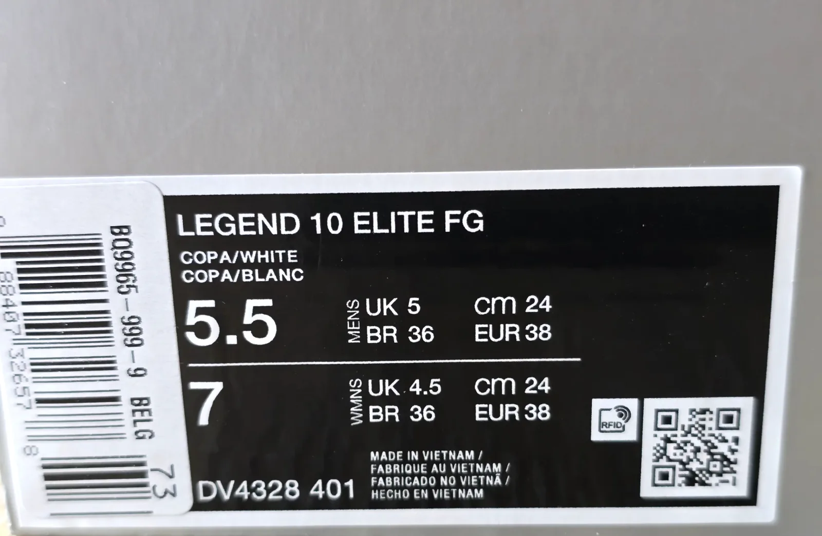 NIKE TIEMPO LEGEND 10 ELITE FG 9