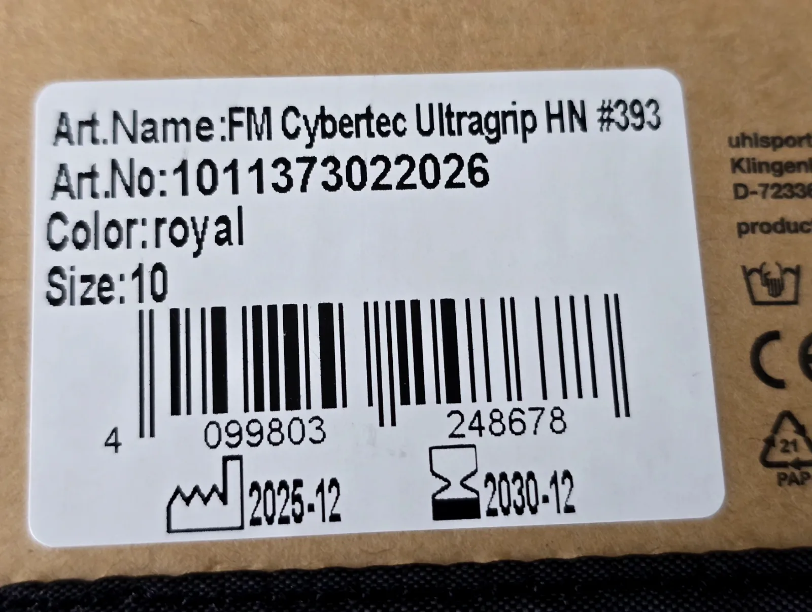 Brankářské rukavice Uhlsport Fangmaschine Cybertec Ultragrip HN 7