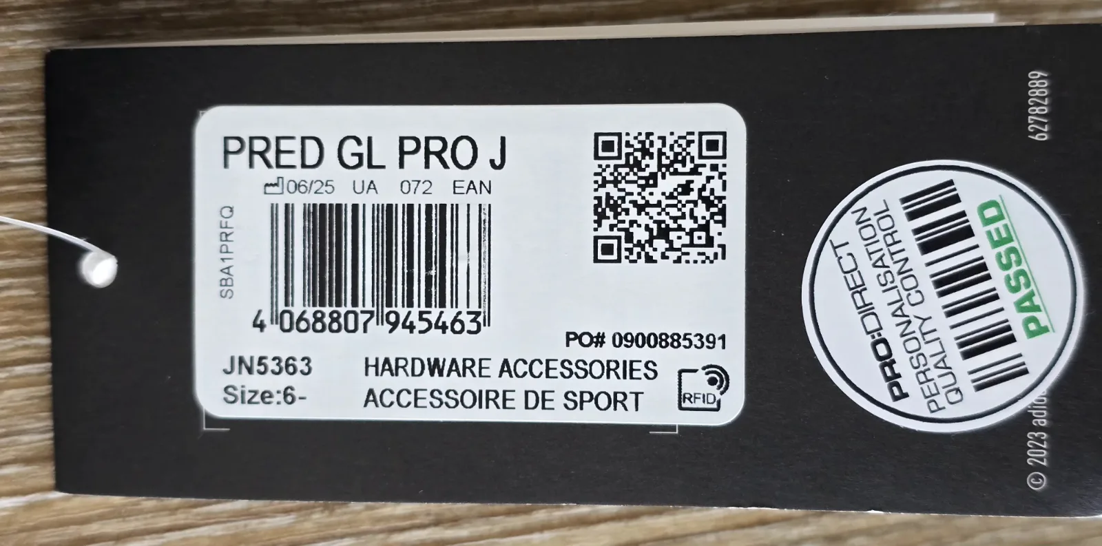 Brankářské rukavice Adidas Predator GL PRO J 8