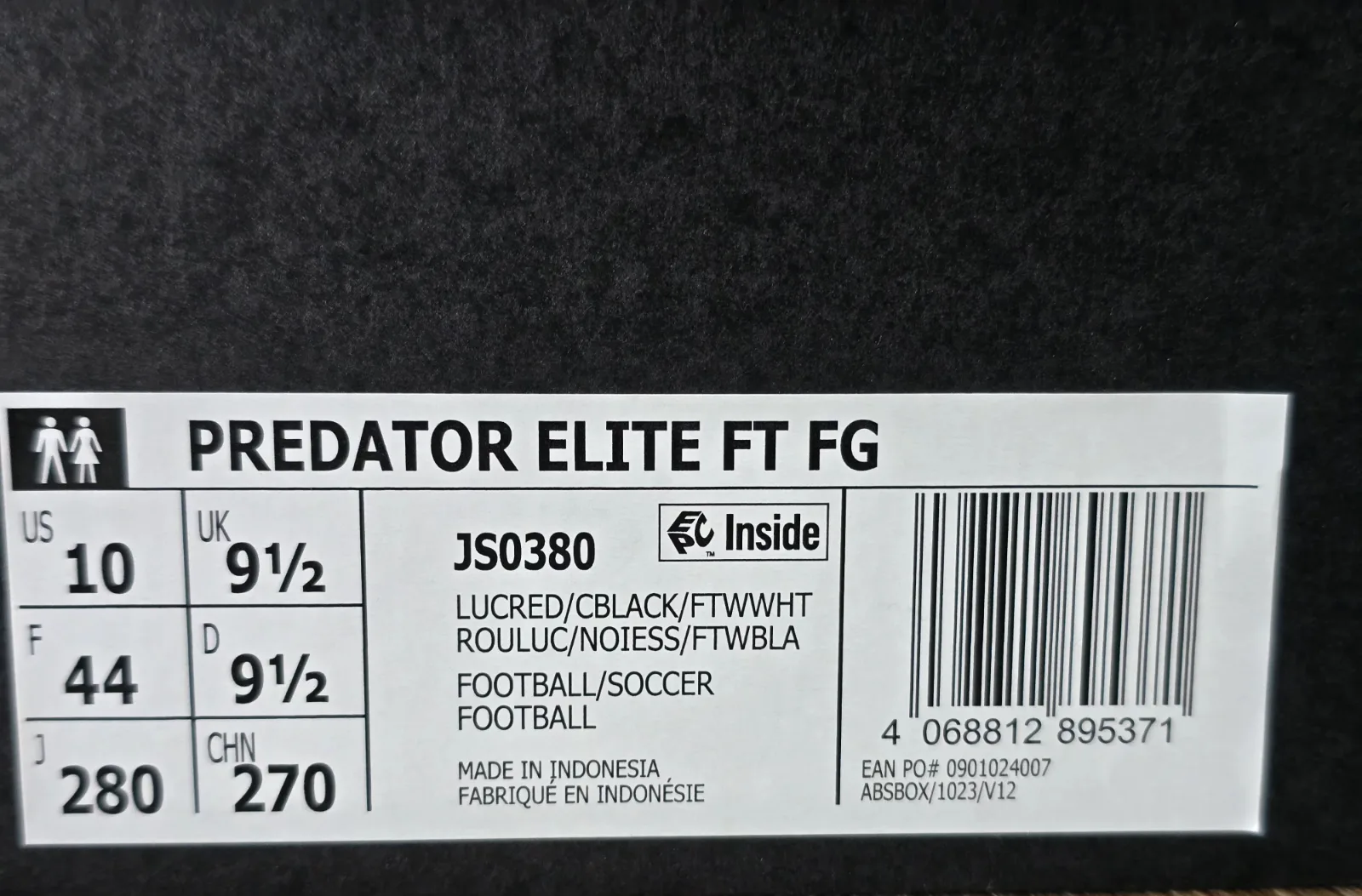 ADIDAS PREDATOR ELITE FT FG 9