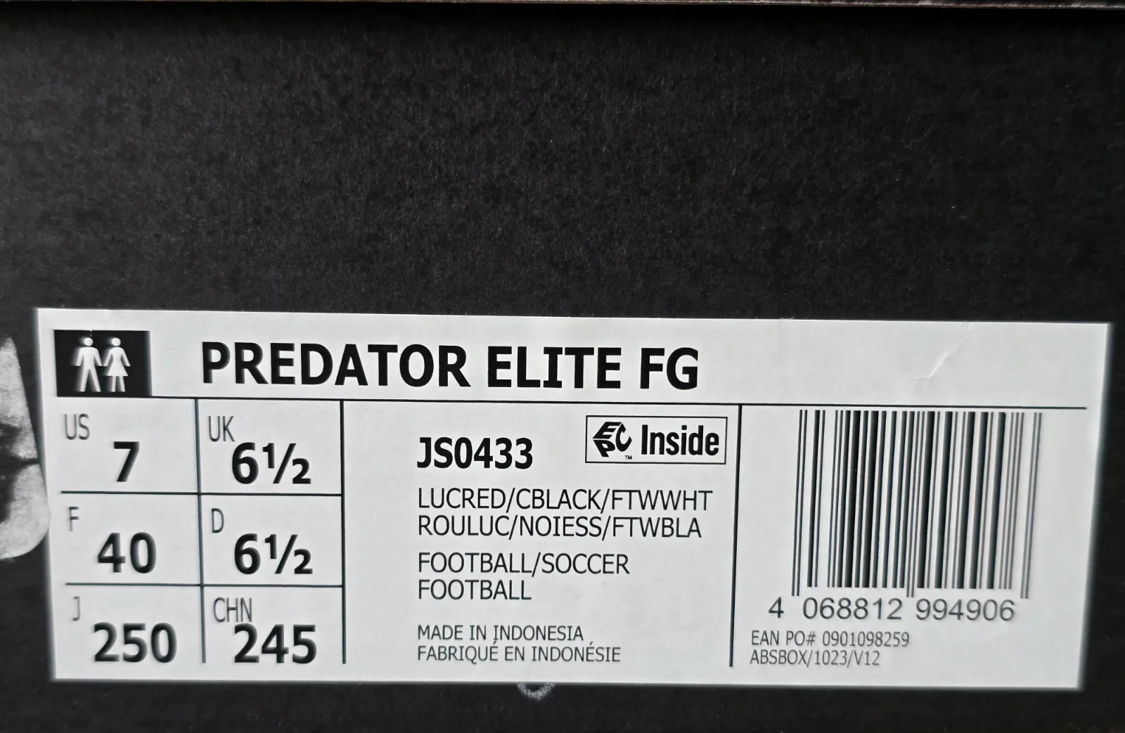 ADIDAS PREDATOR ELITE FG 9