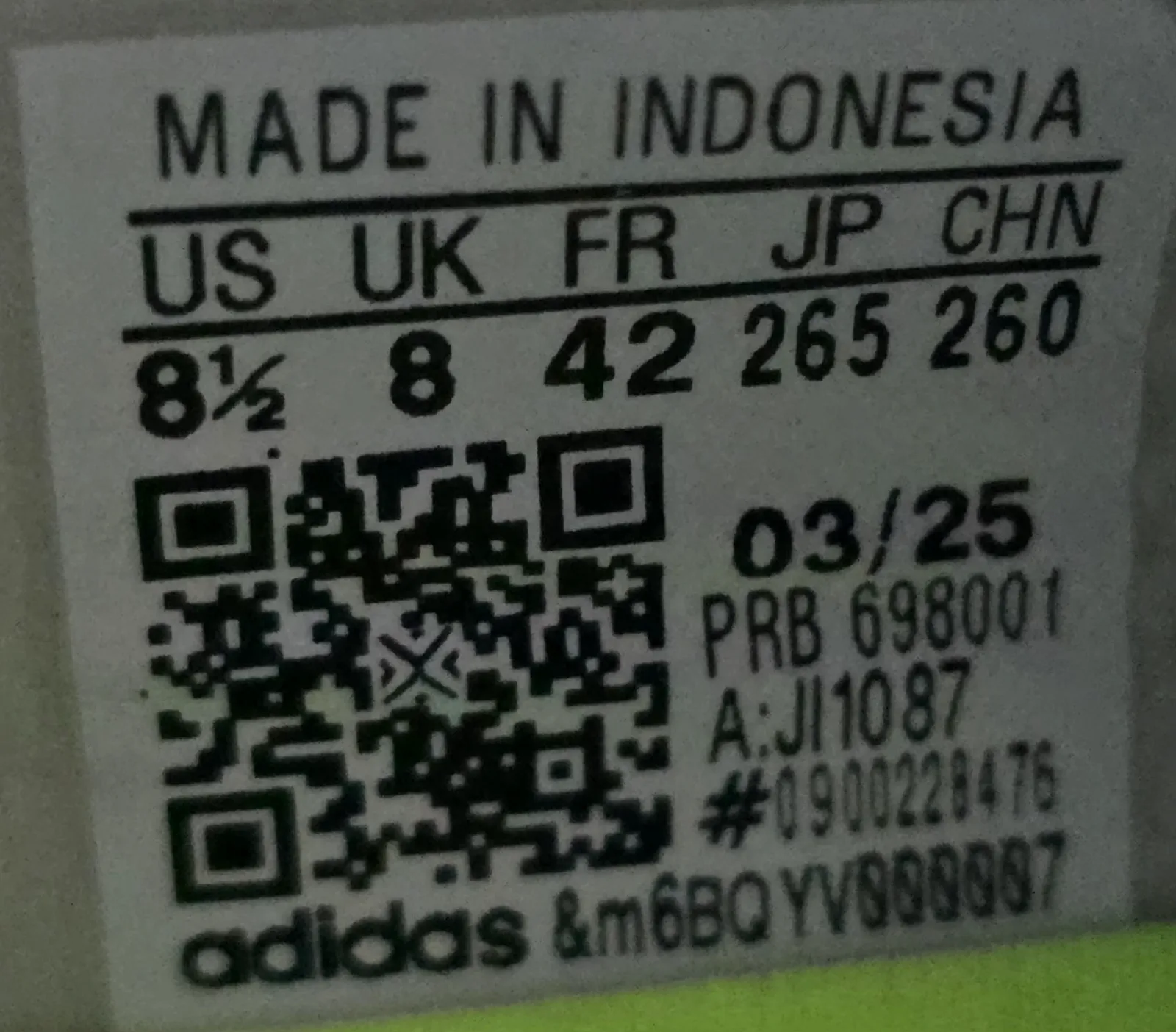 ADIDAS PREDATOR ELITE FT SG 8