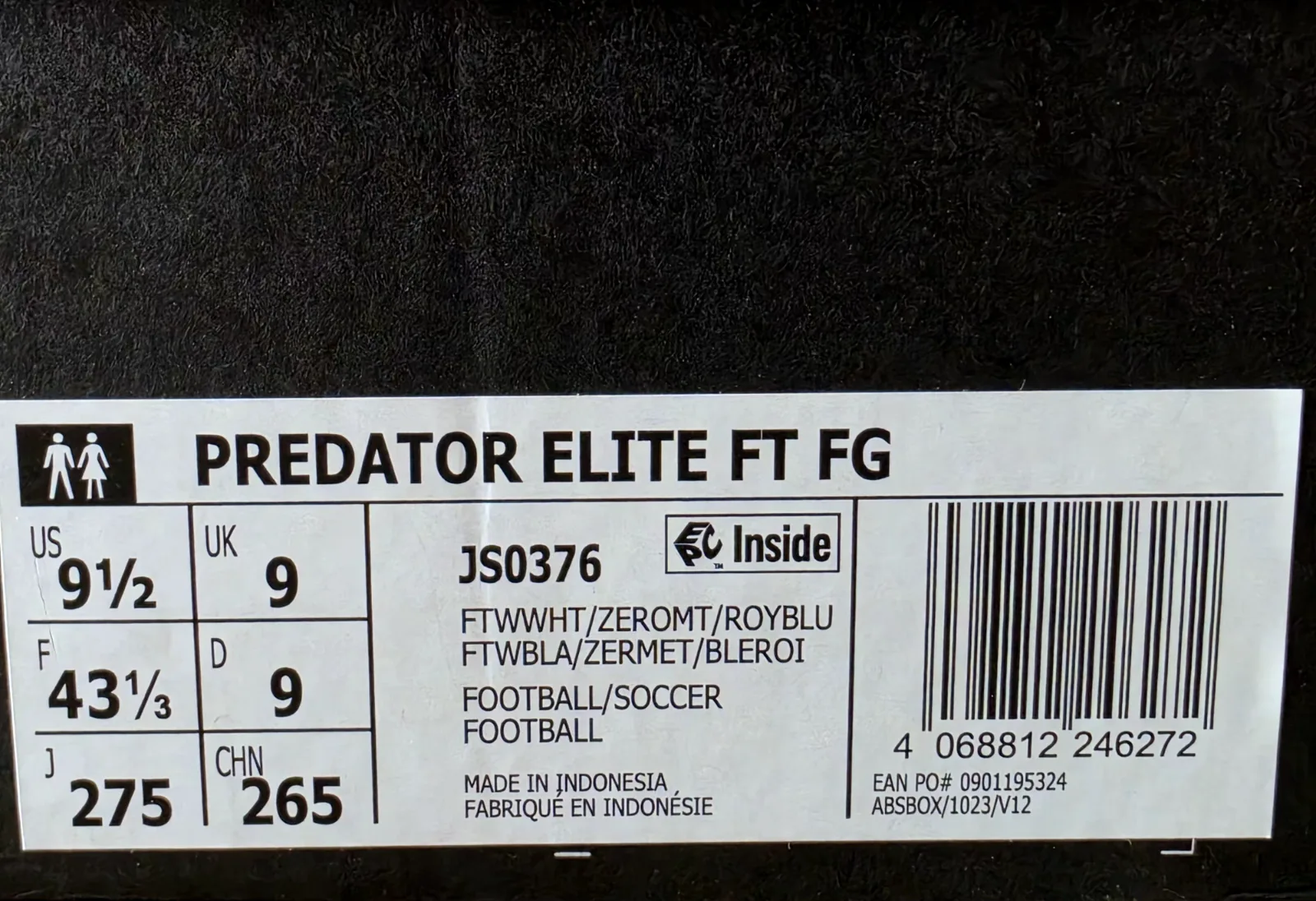 ADIDAS PREDATOR ELITE FT FG 9
