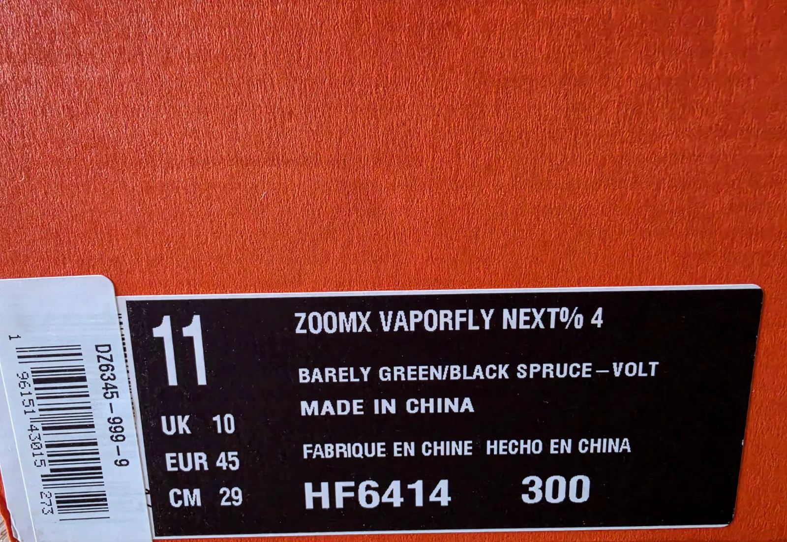 NIKE ZOOMX VAPORFLY NEXT% 4 9