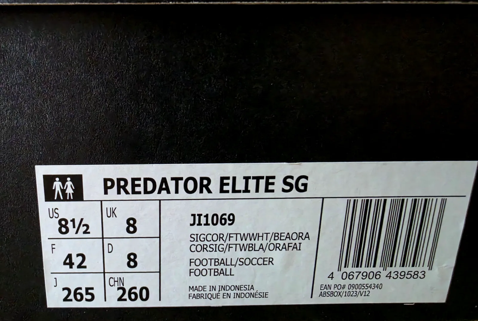 ADIDAS PREDATOR ELITE SG 9