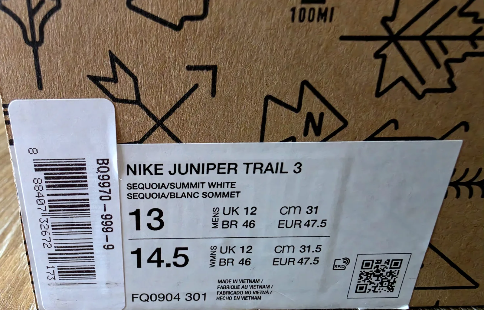 NIKE JUNIPER TRAIL 3 9