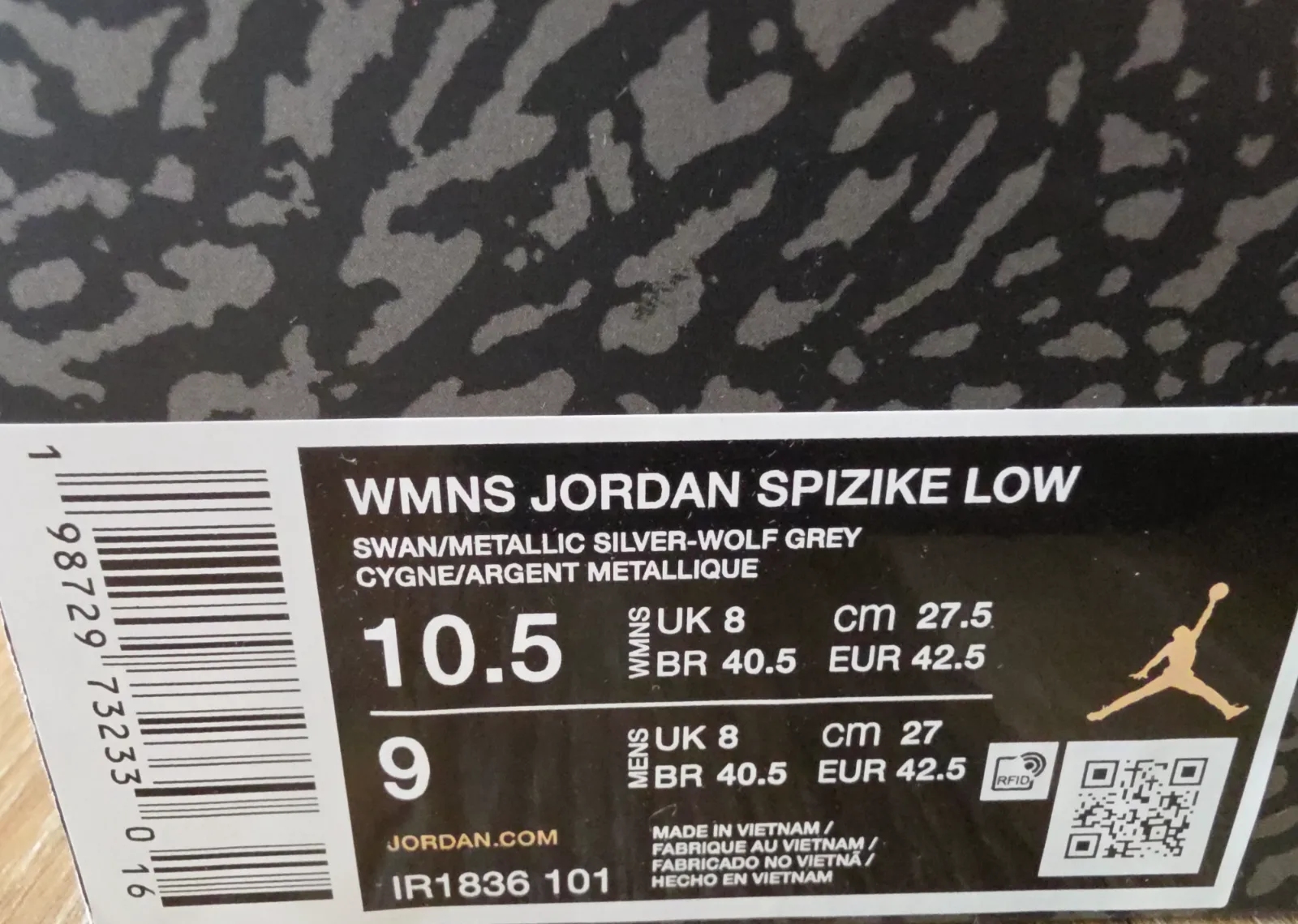 AIR JORDAN SPIZIKE LOW WMNS 9