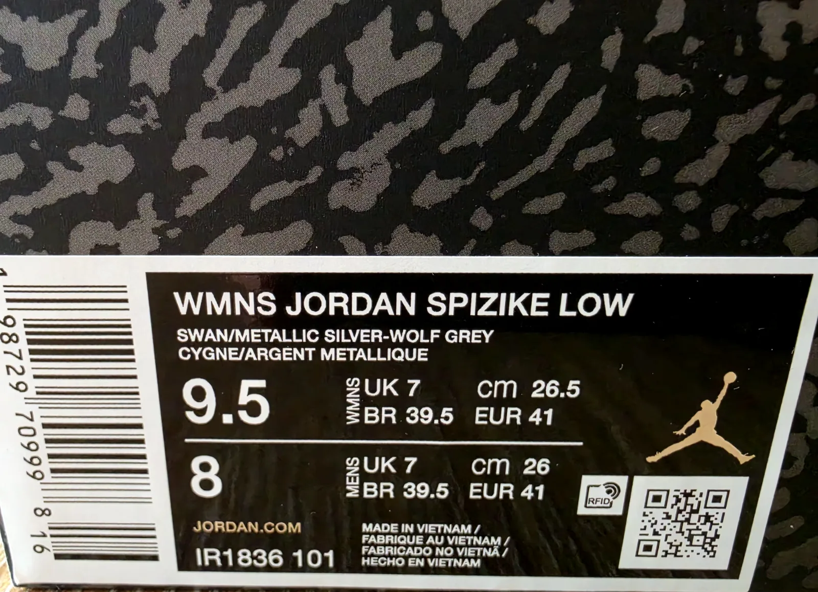 AIR JORDAN SPIZIKE LOW WMNS 8
