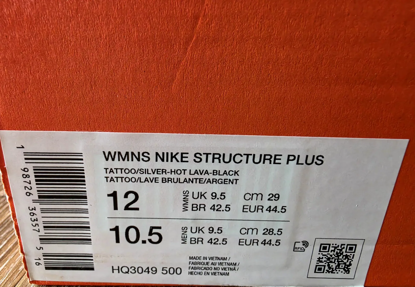 NIKE STRUCTURE PLUS WMNS 9