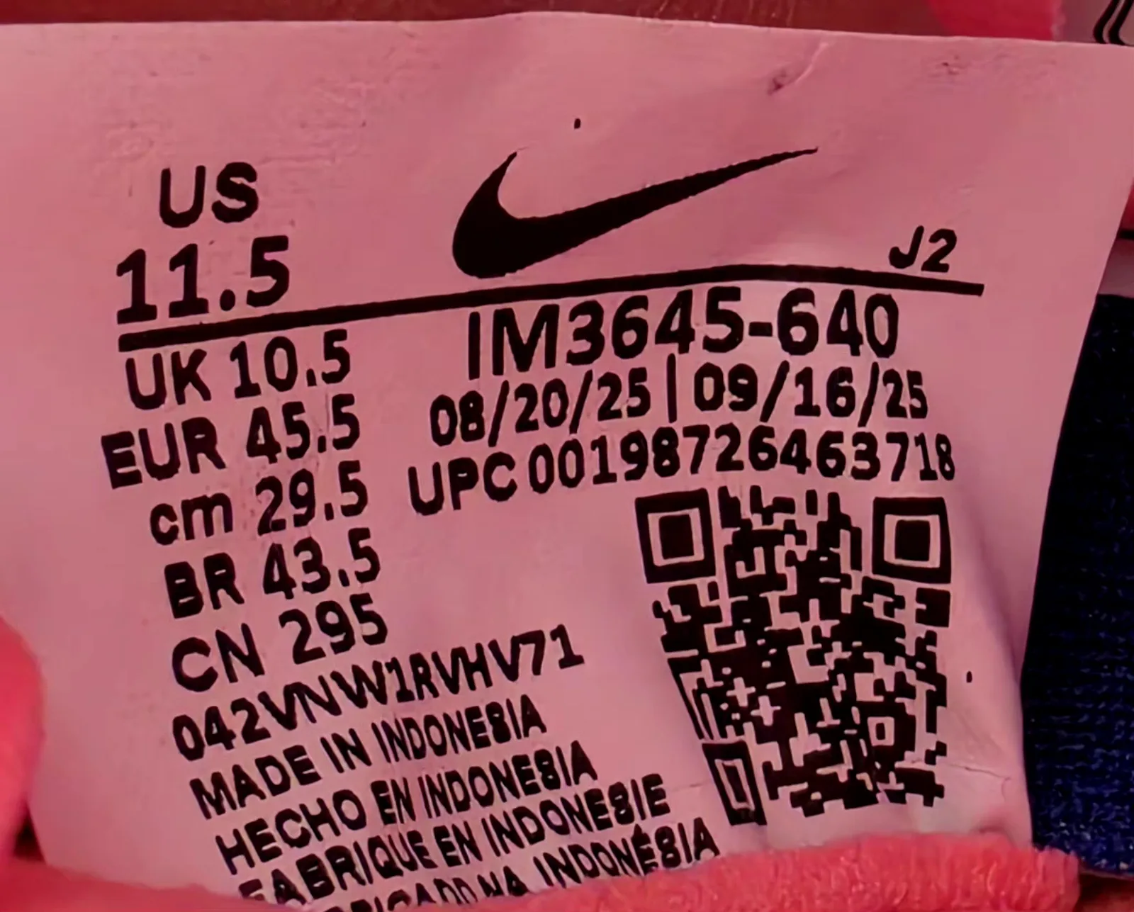 NIKE ZOOM MERCURIAL VAPOR 16 ACADEMY FG/MG VJR 8