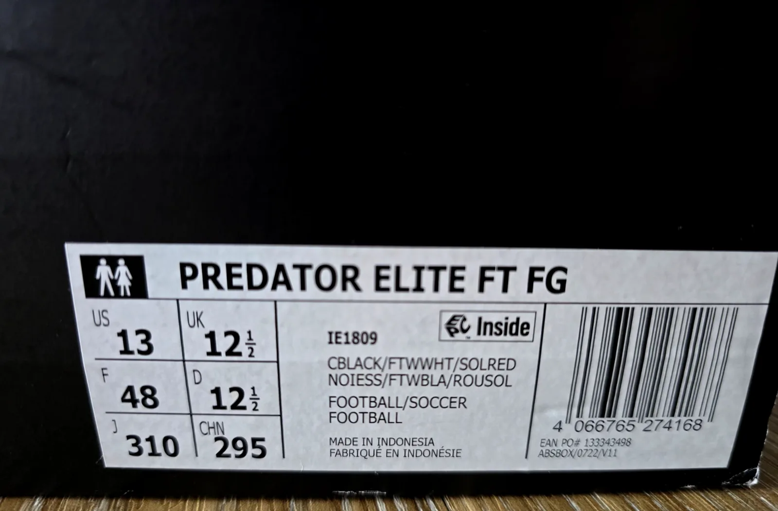 ADIDAS PREDATOR ELITE FT FG 9