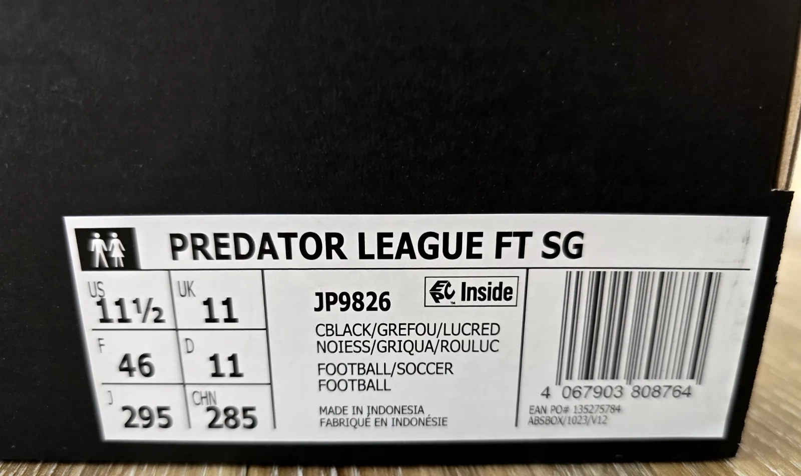 ADIDAS PREDATOR LEAGUE FT SG 9