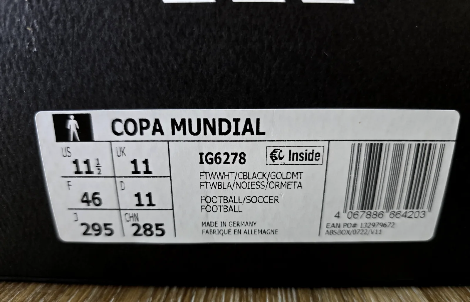 ADIDAS COPA MUNDIAL FG 8