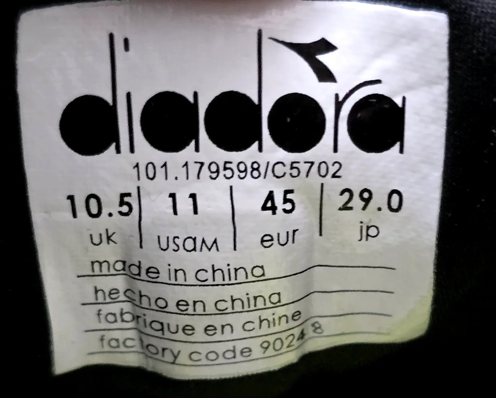 DIADORA BRASIL ELITE TECH GR LPX 8