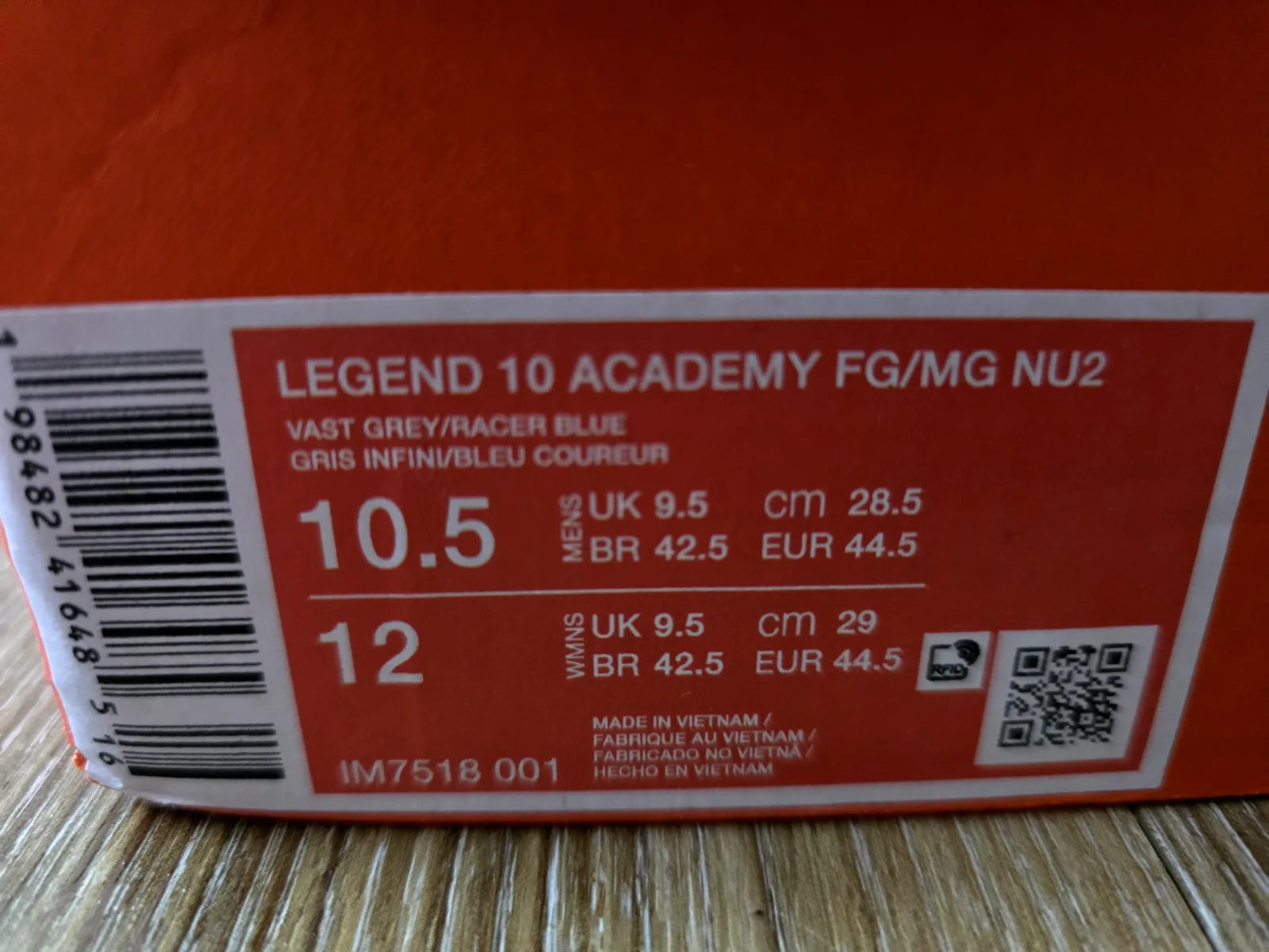 NIKE TIEMPO LEGEND 10 ACADEMY FG/MG 8