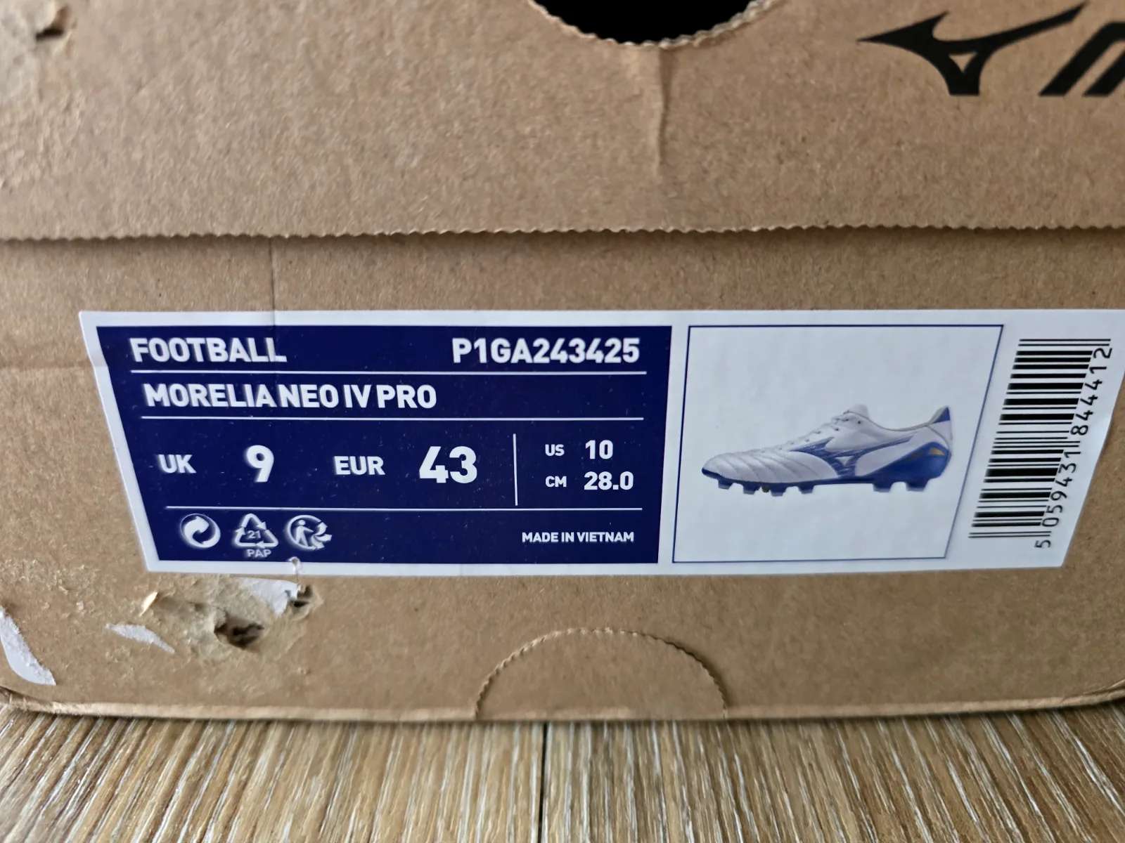 MIZUNO MORELIA NEO IV PRO FG 8