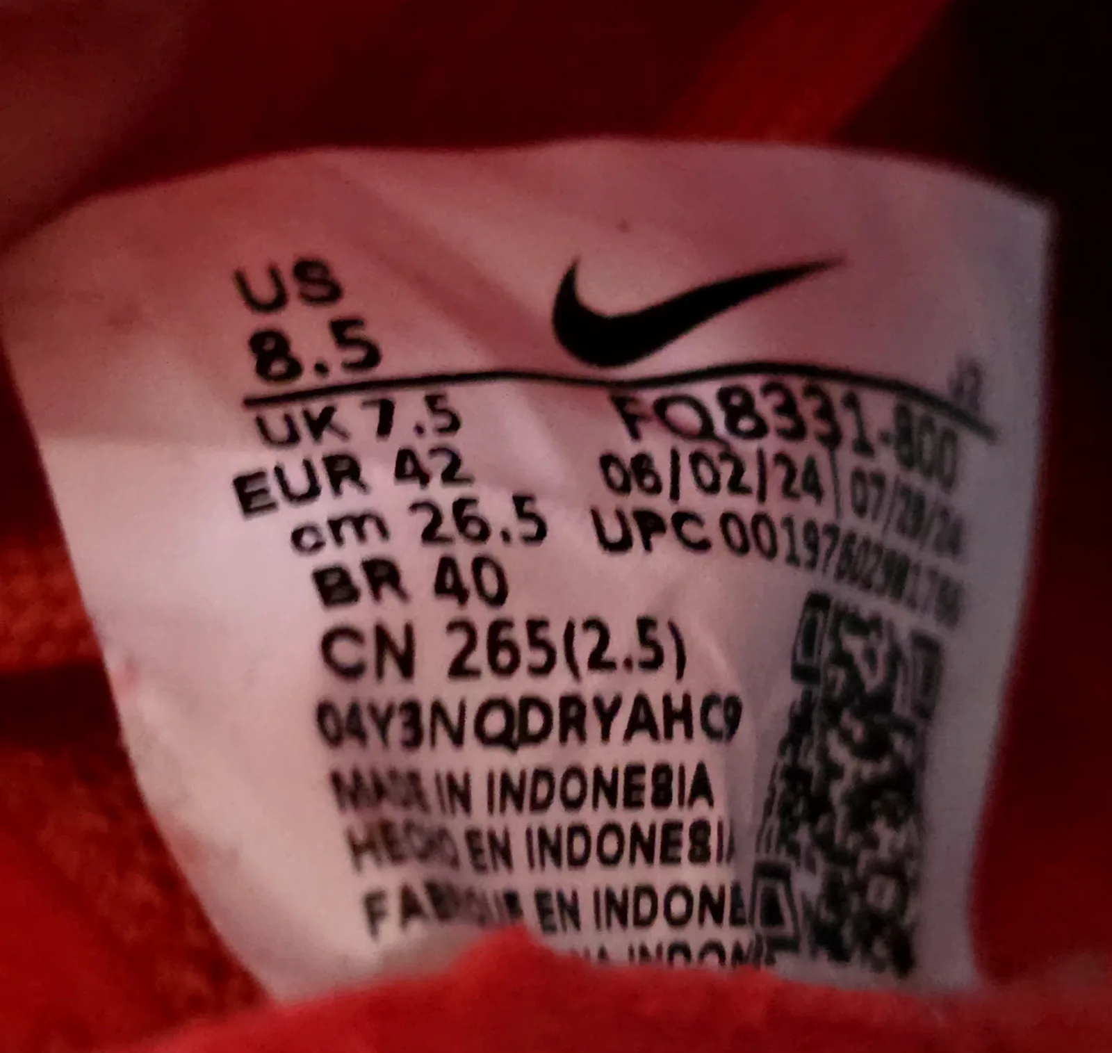 NIKE AIR ZOOM MERCURIAL SUPERFLY 10 ACADEMY TF 7