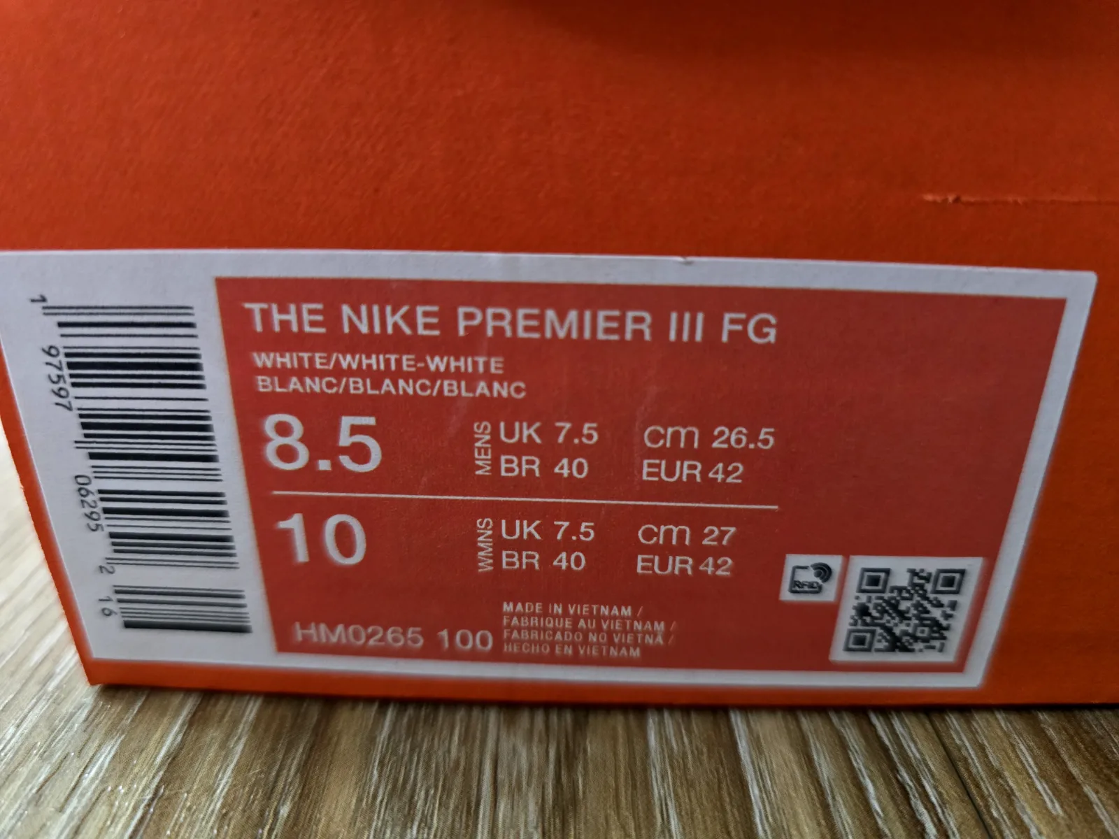 NIKE PREMIERE III FG 8