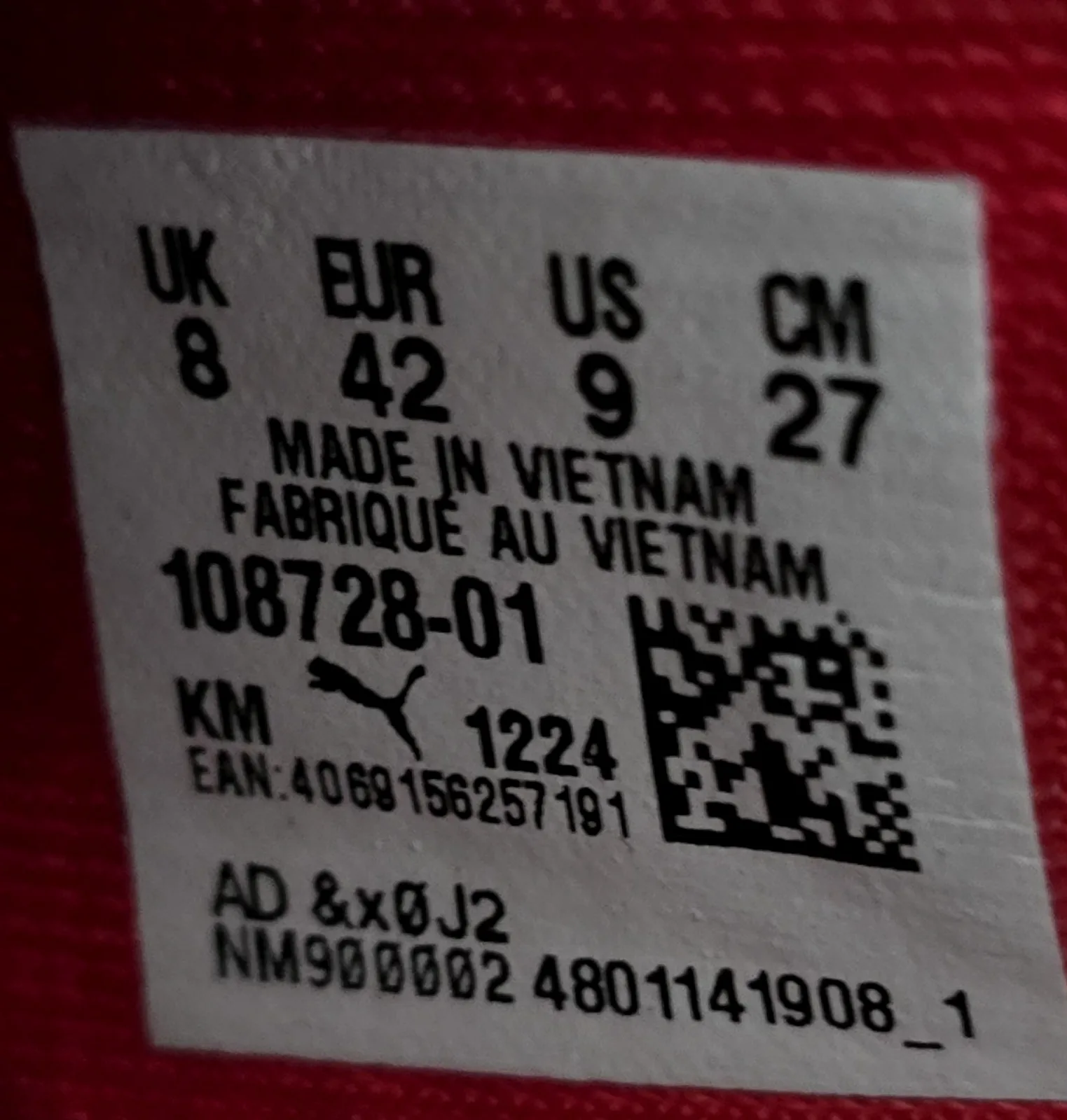 PUMA ULTRA 5 CARBON X JAPAN RACETRACK FG/AG 8