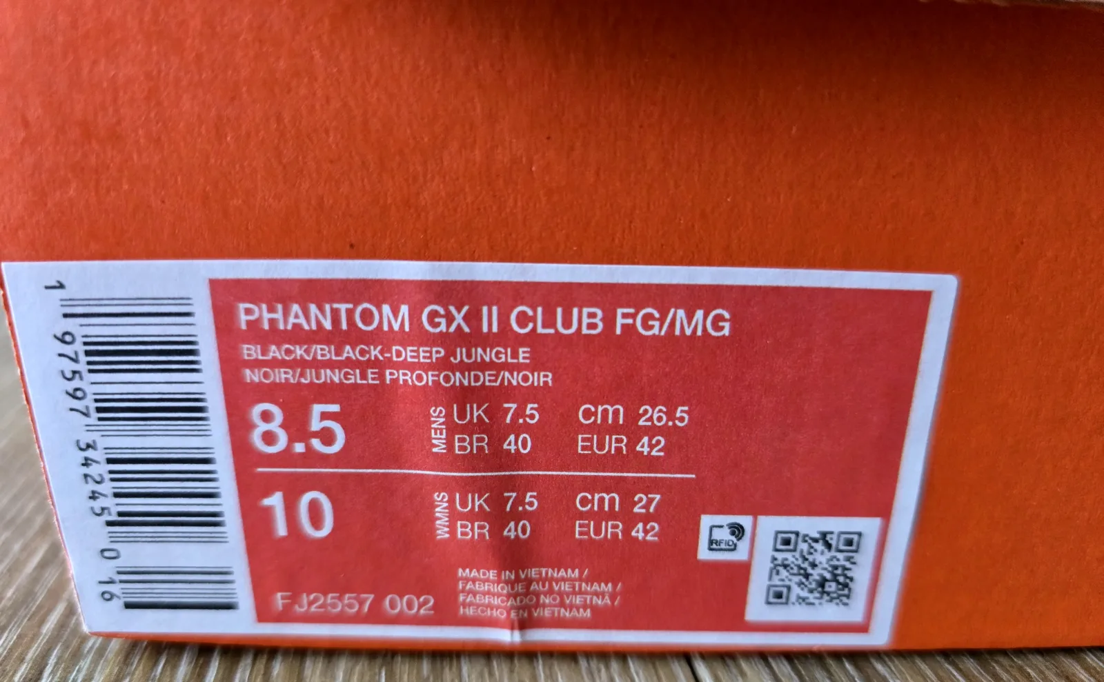 NIKE PHANTOM GX II CLUB FG/MG 9