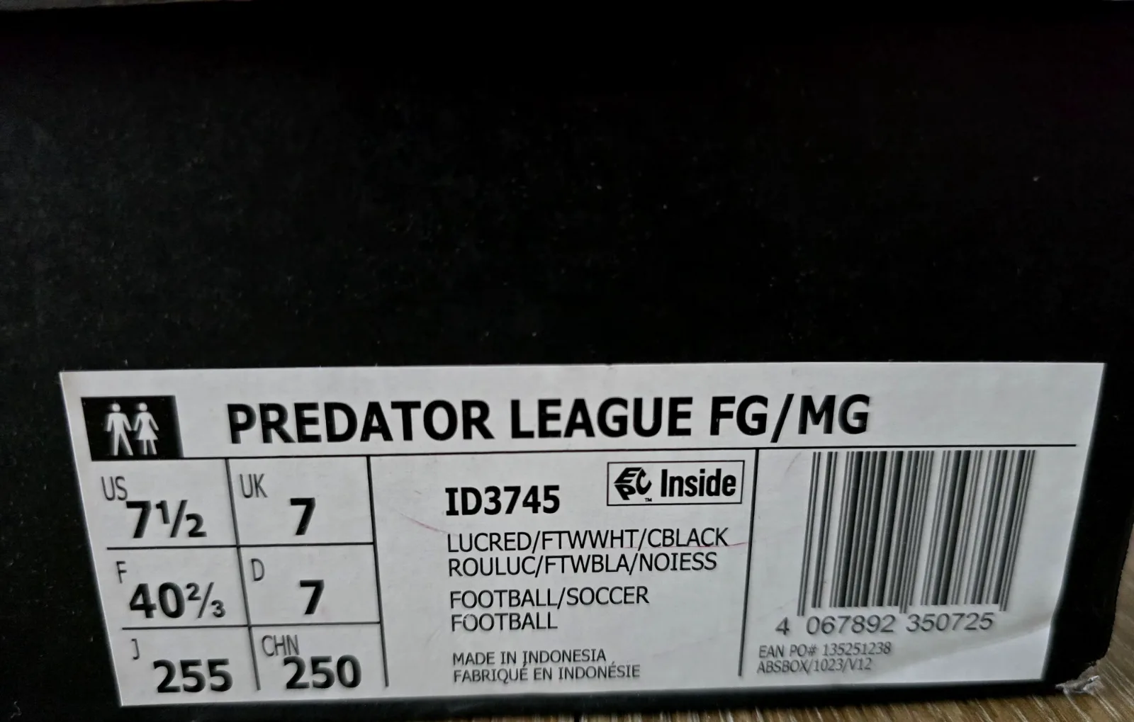 ADIDAS PREDATOR LEAGUE FG/MG 9