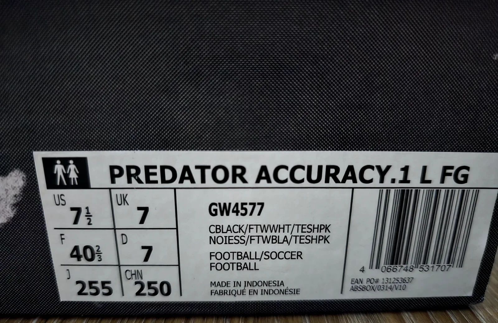 ADIDAS PREDATOR ACCURACY. 1 LOW FG 9