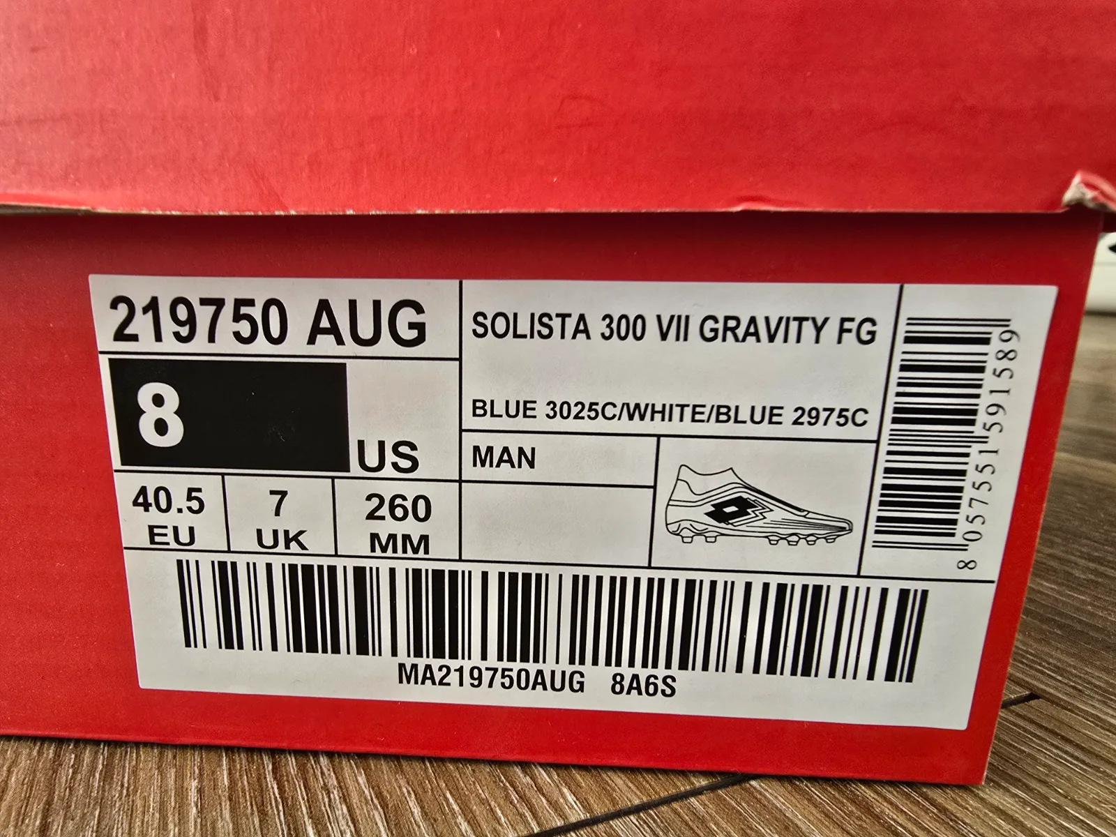 LOTTO SOLISTA 300 VII GRAVITY FG 8