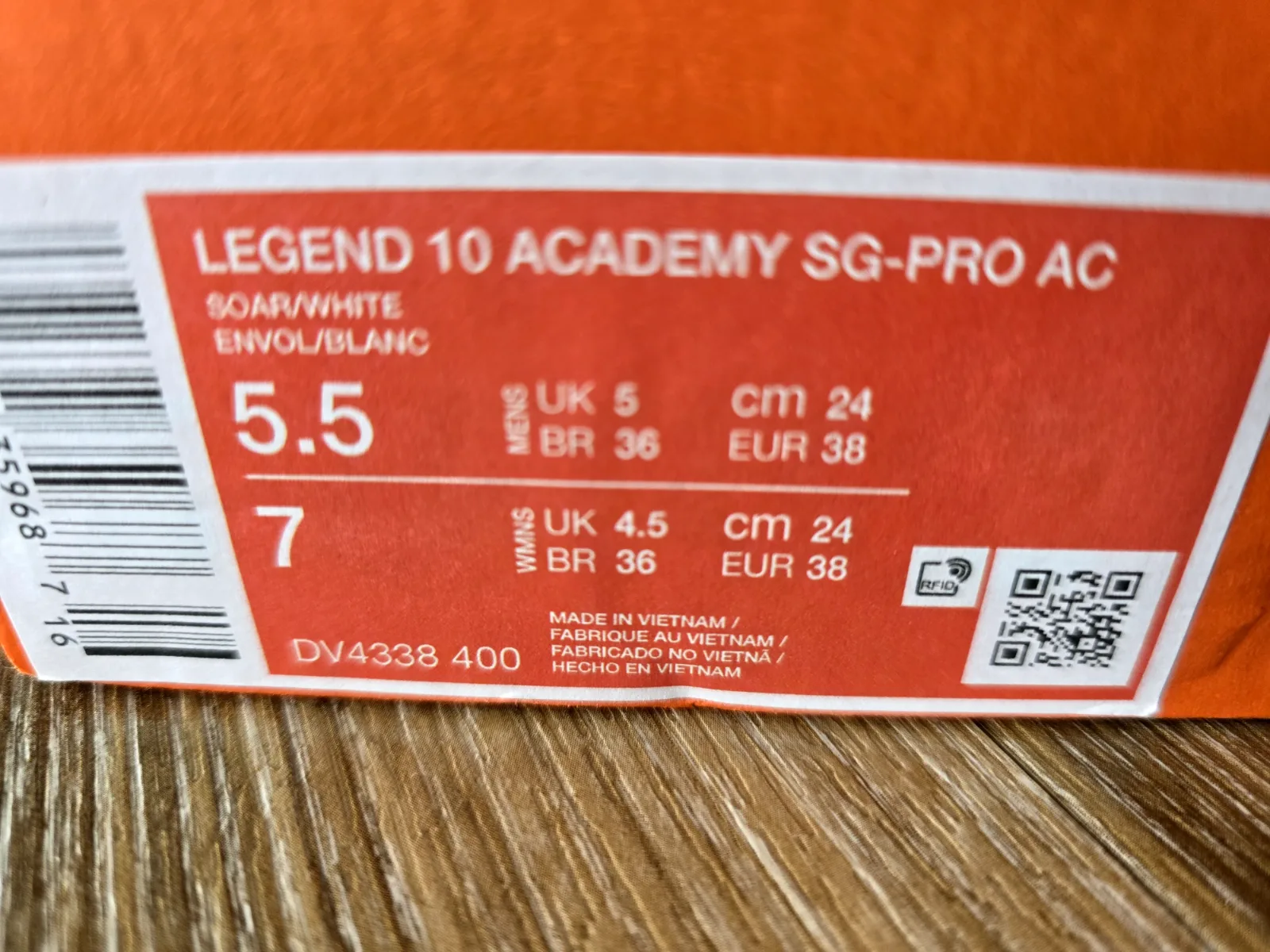 NIKE TIEMPO LEGEND 10 ACADEMY SG-PRO-AC 9