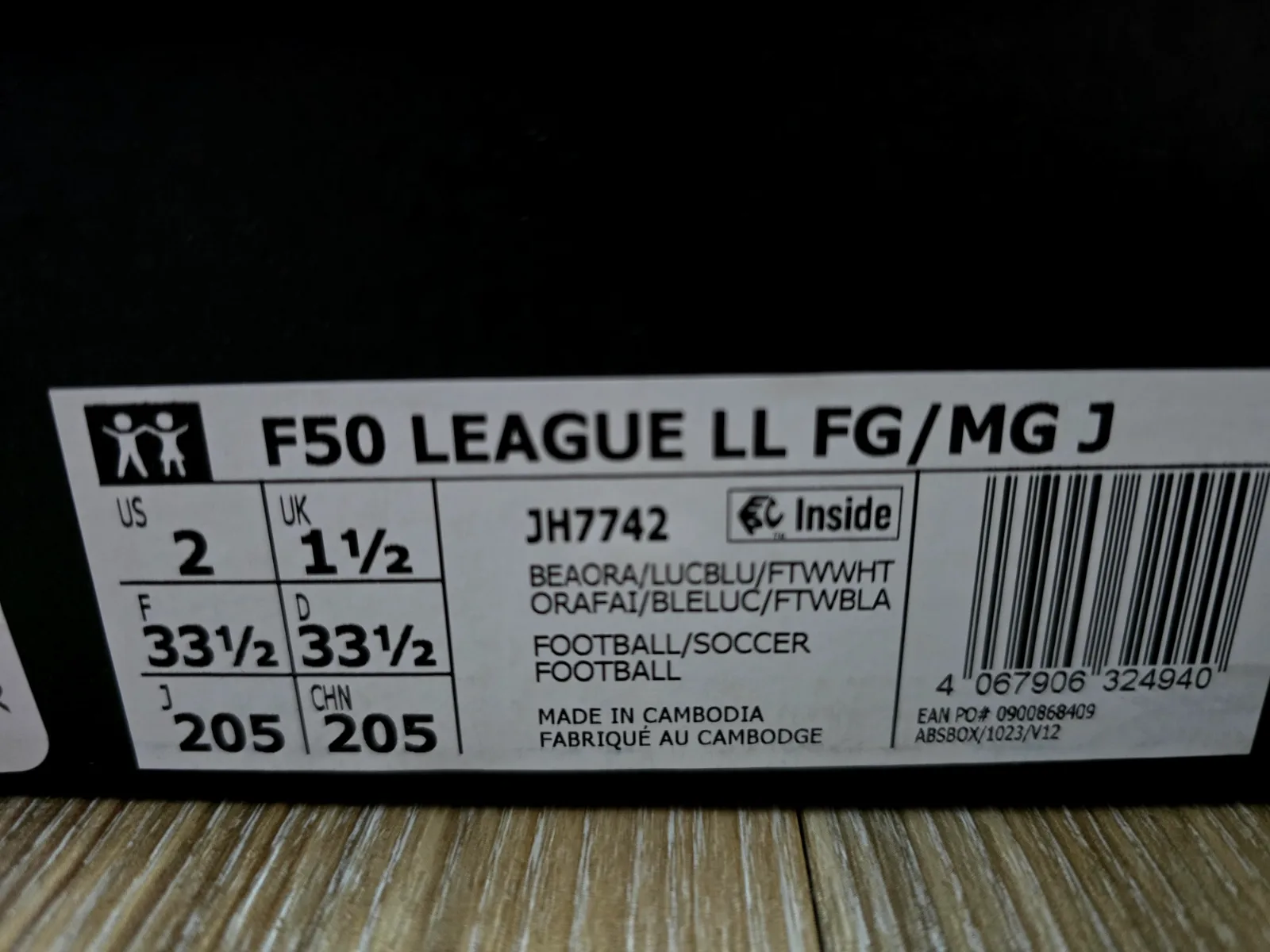 ADIDAS F50 LEAGUE LACELESS FG/MG 8