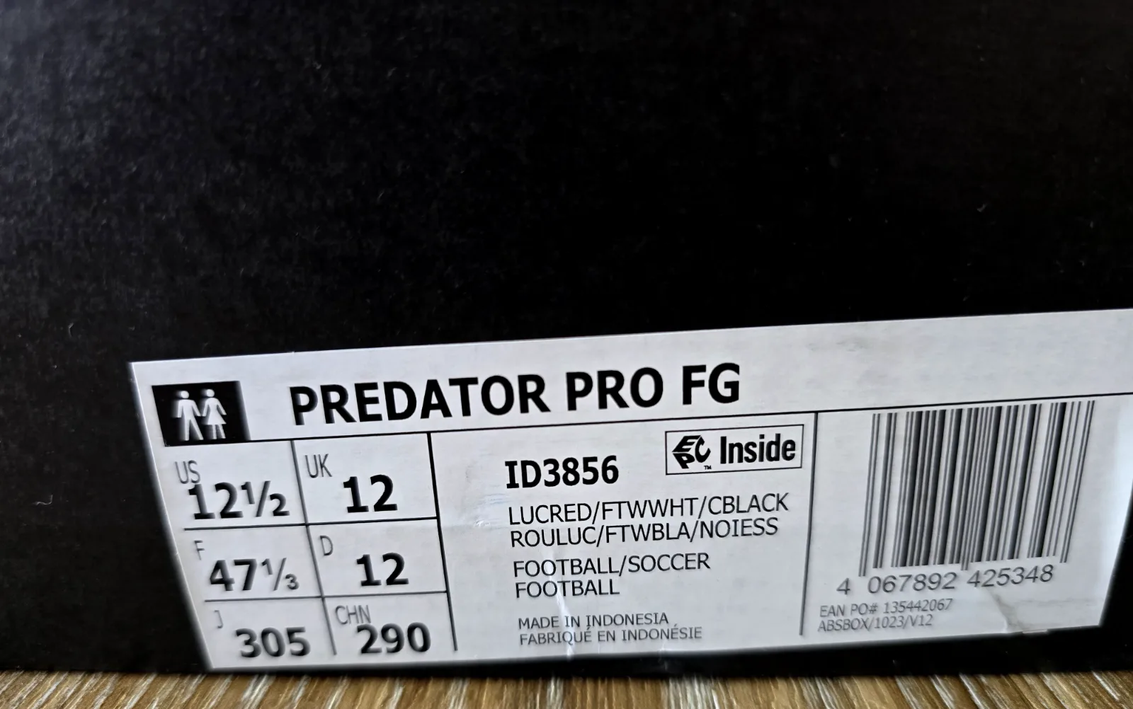 ADIDAS PREDATOR PRO FG 9