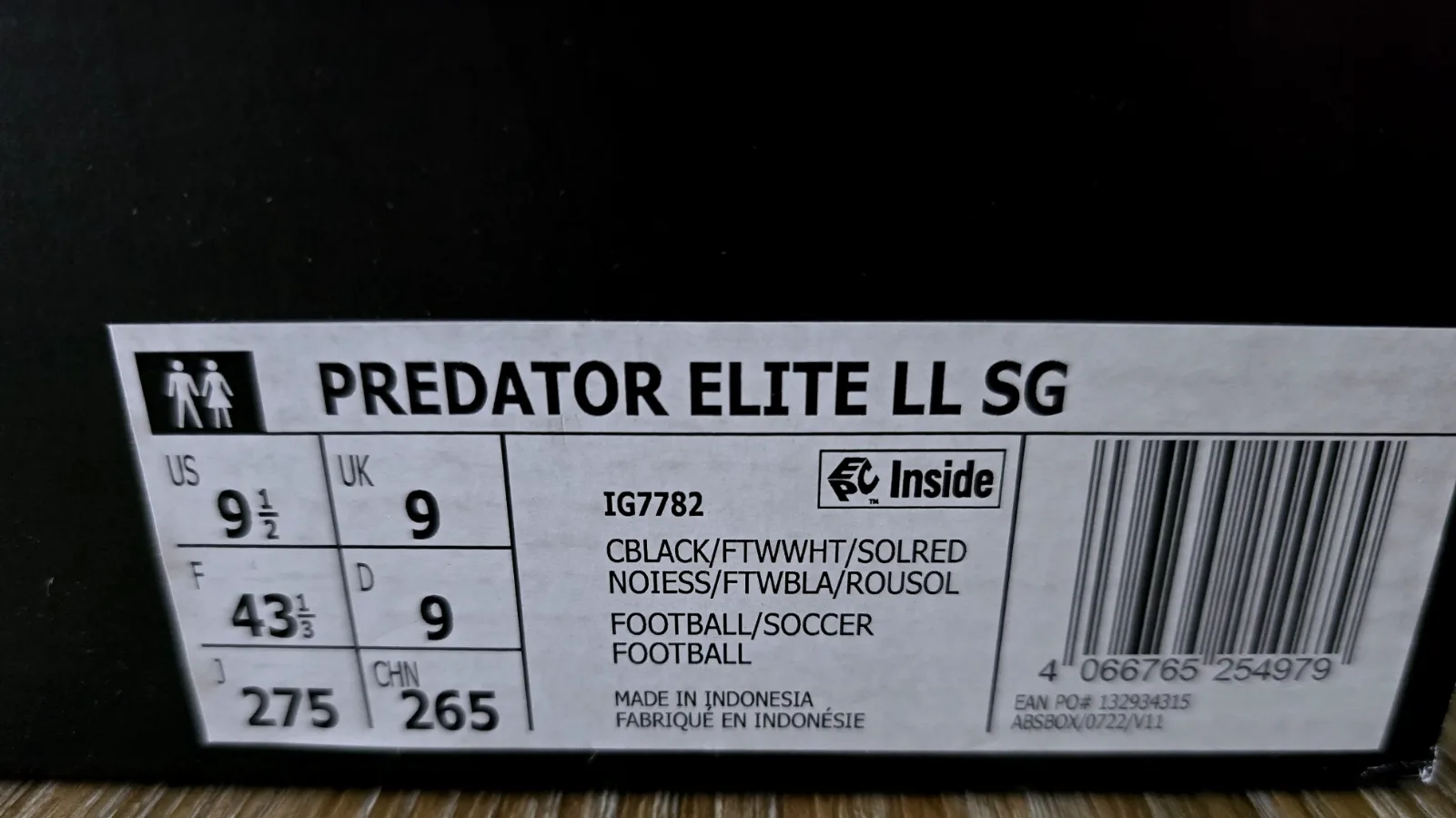 ADIDAS PREDATOR ELITE LL SG 9