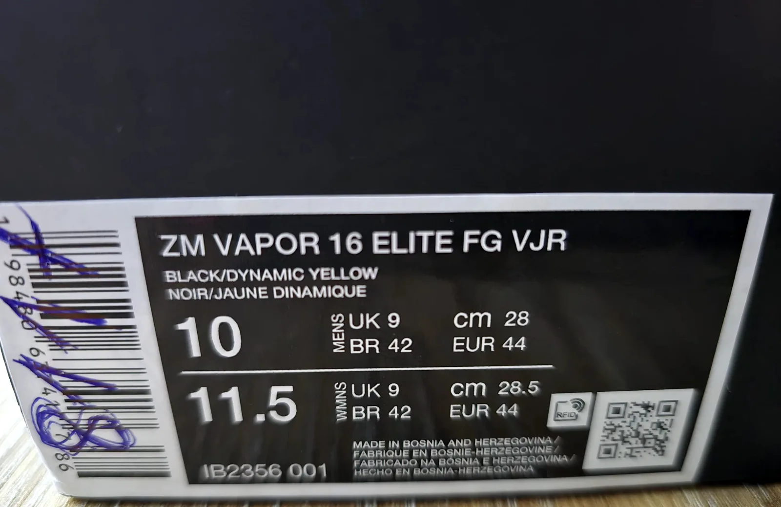 NIKE AIR ZOOM MERCURIAL VAPOR 16 ELITE „VINI JR“ FG 10