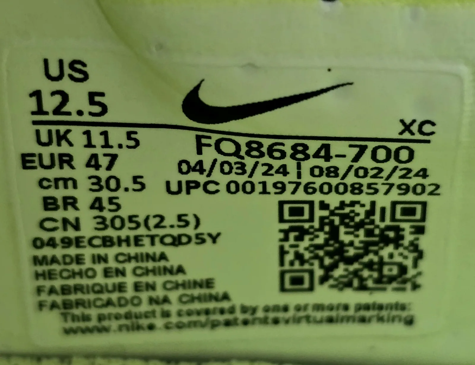 NIKE AIR ZOOM MERCURIAL VAPOR 16 PRO AG-PRO 7