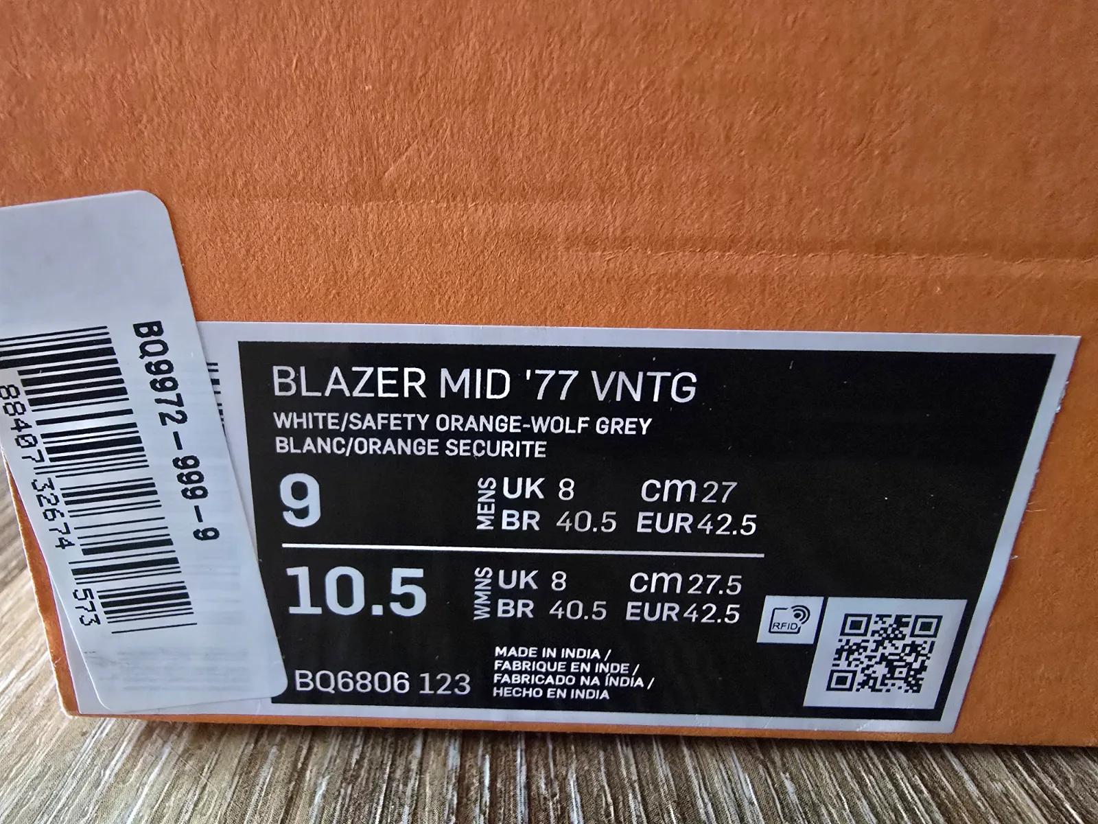 NIKE BLAZER MID 77 VINTAGE 10