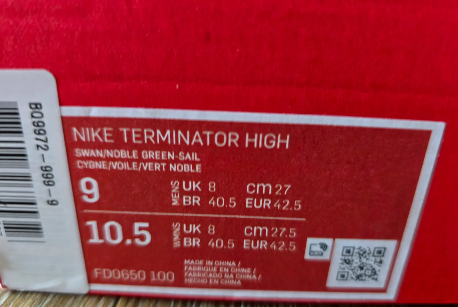 NIKE TERMINATOR HIGH 9