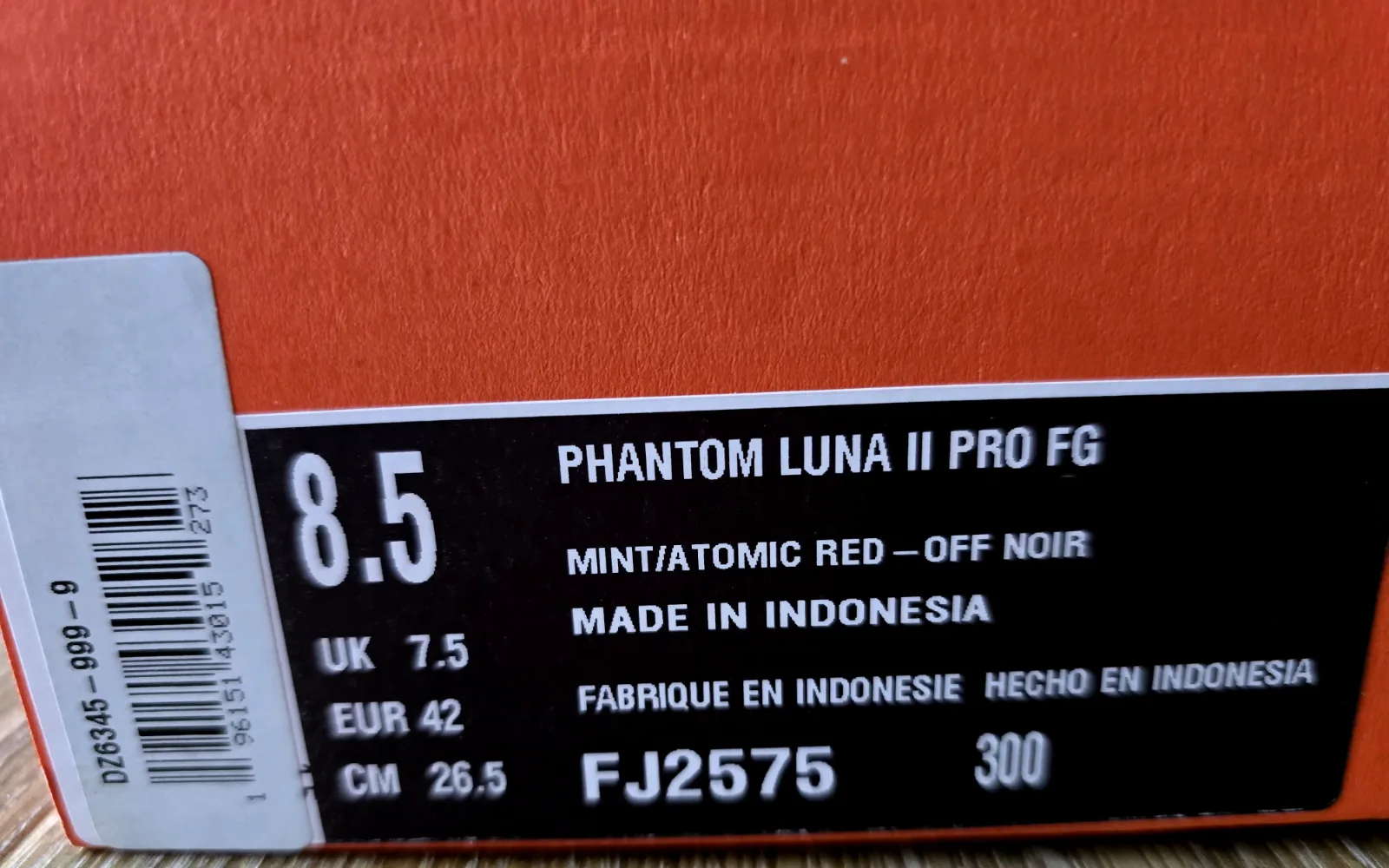 NIKE PHANTOM LUNA II PRO FG 9