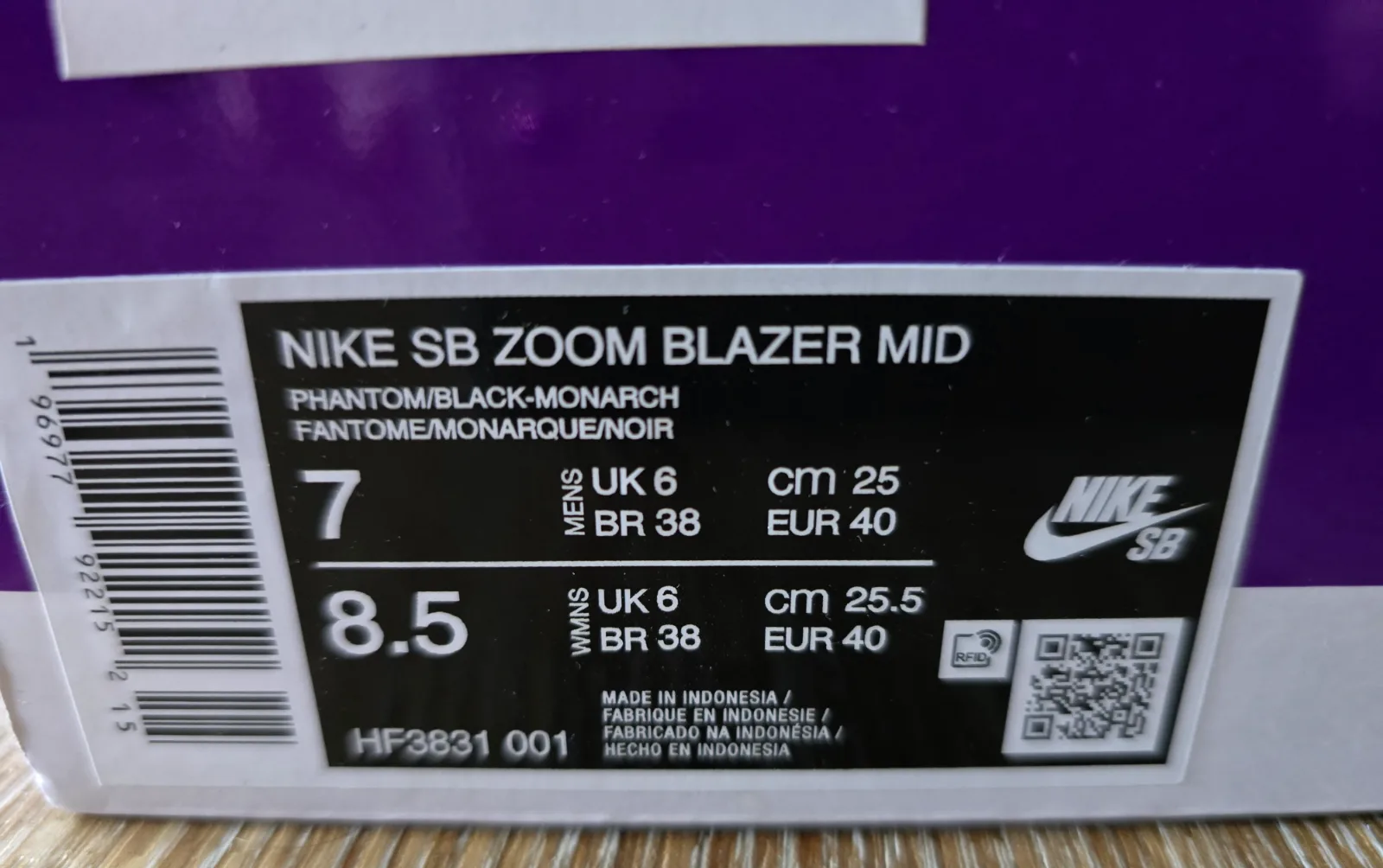 NIKE SB ZOOM BLAZER MID PREMIUM 8