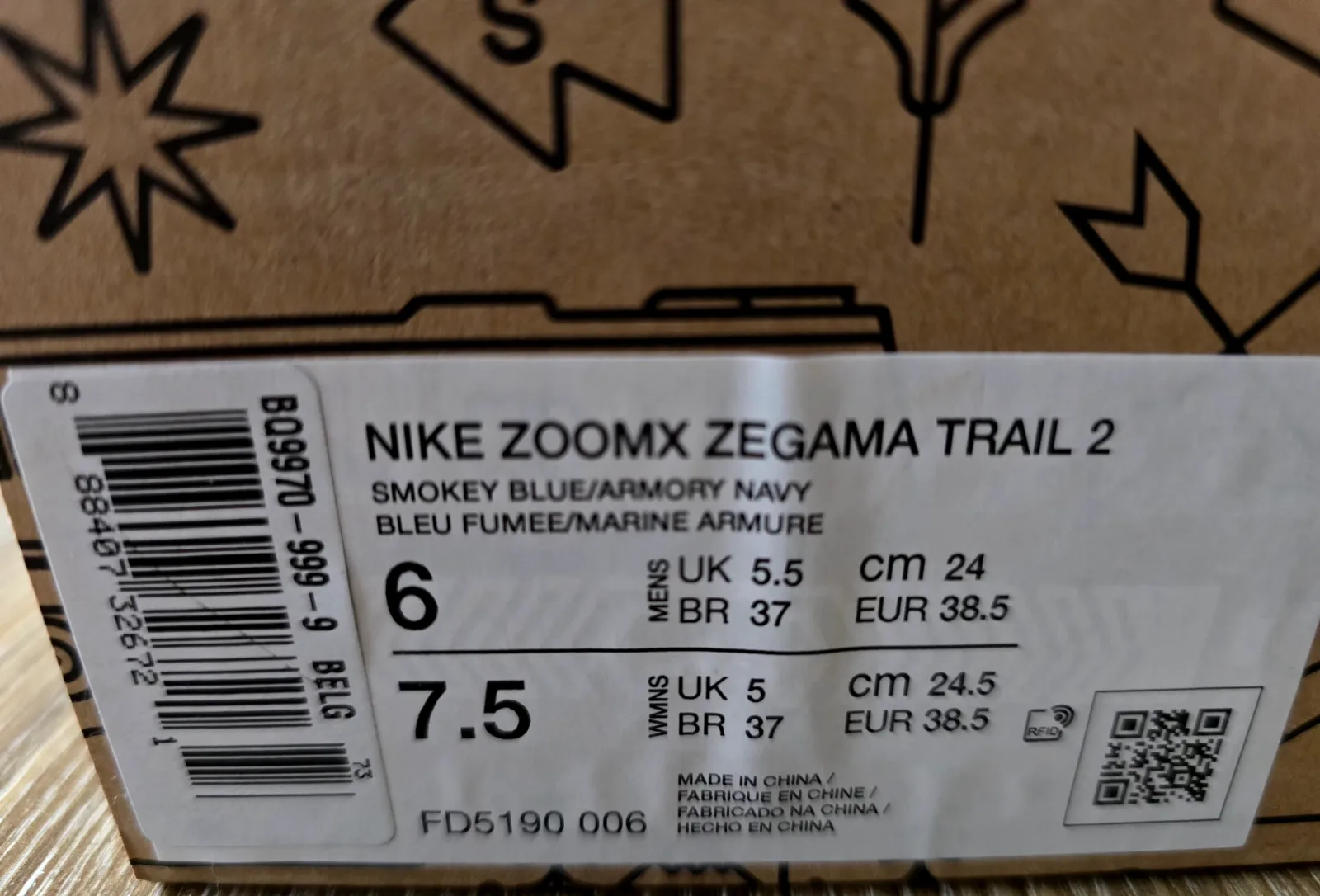 NIKE ZOOMX ZEGAMA TRAIL 2 9