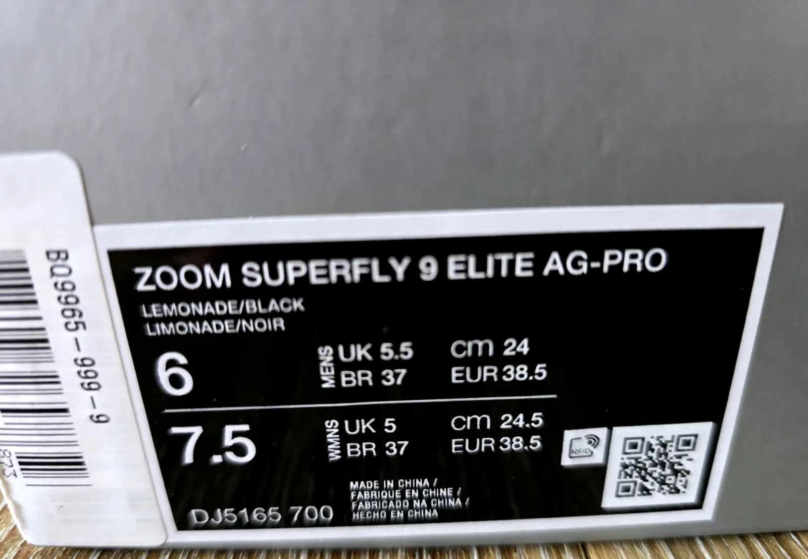 NIKE ZOOM MERCURIAL SUPERFLY 9 ELITE AG-PRO 8