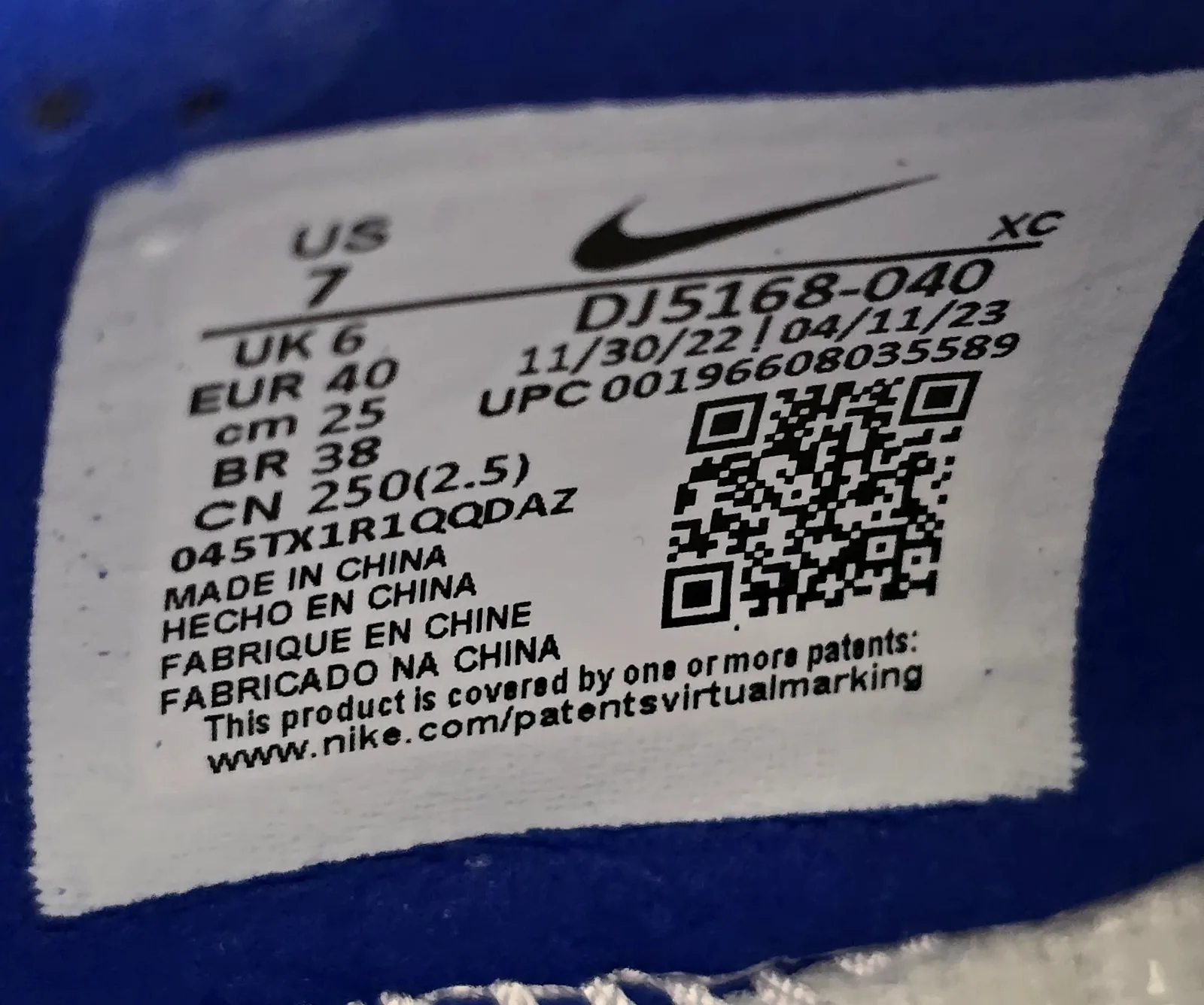 NIKE AIR ZOOM MERCURIAL VAPOR 15 ELITE SG-PRO AC