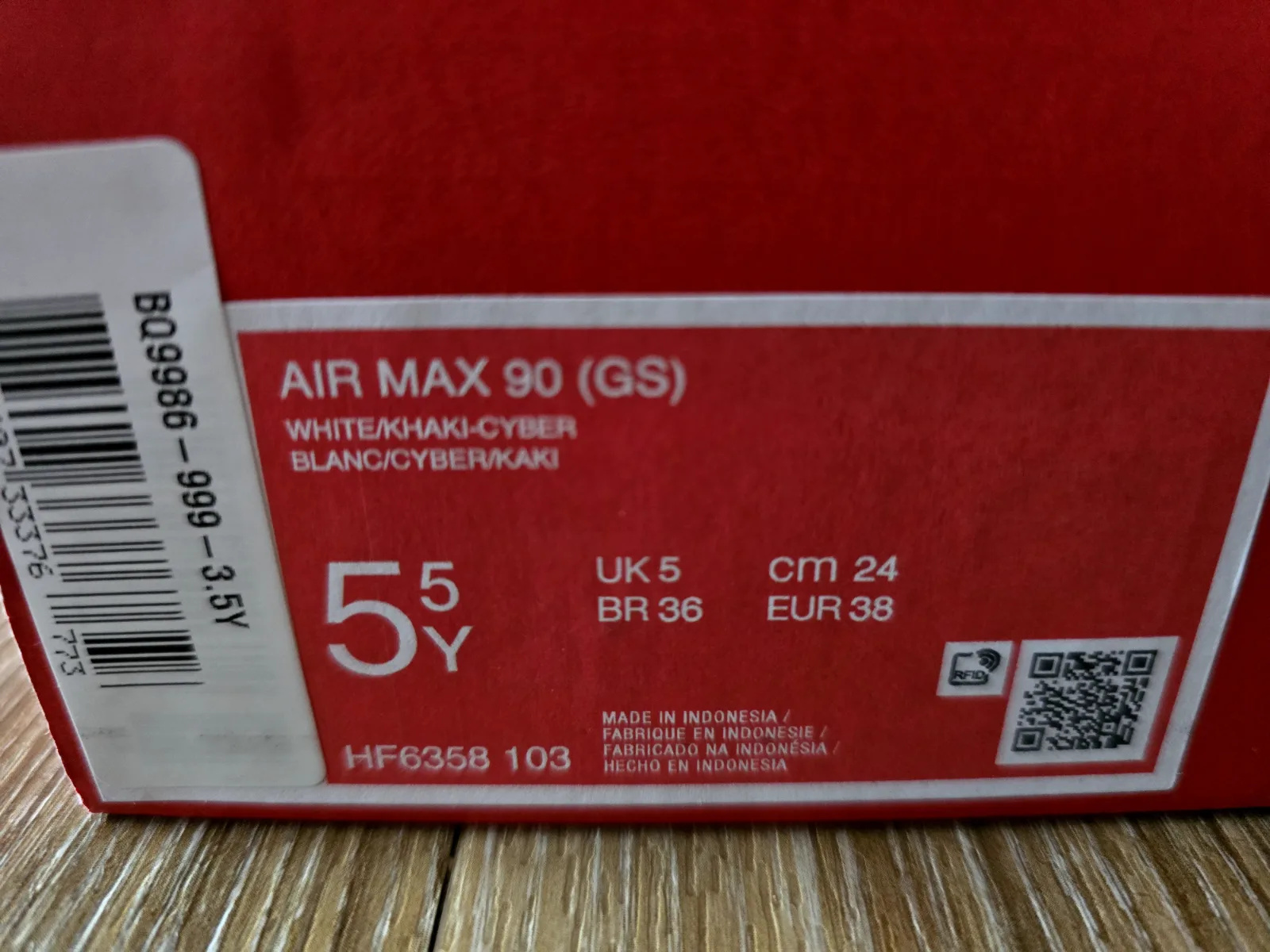 NIKE AIR MAX 90 GS 9