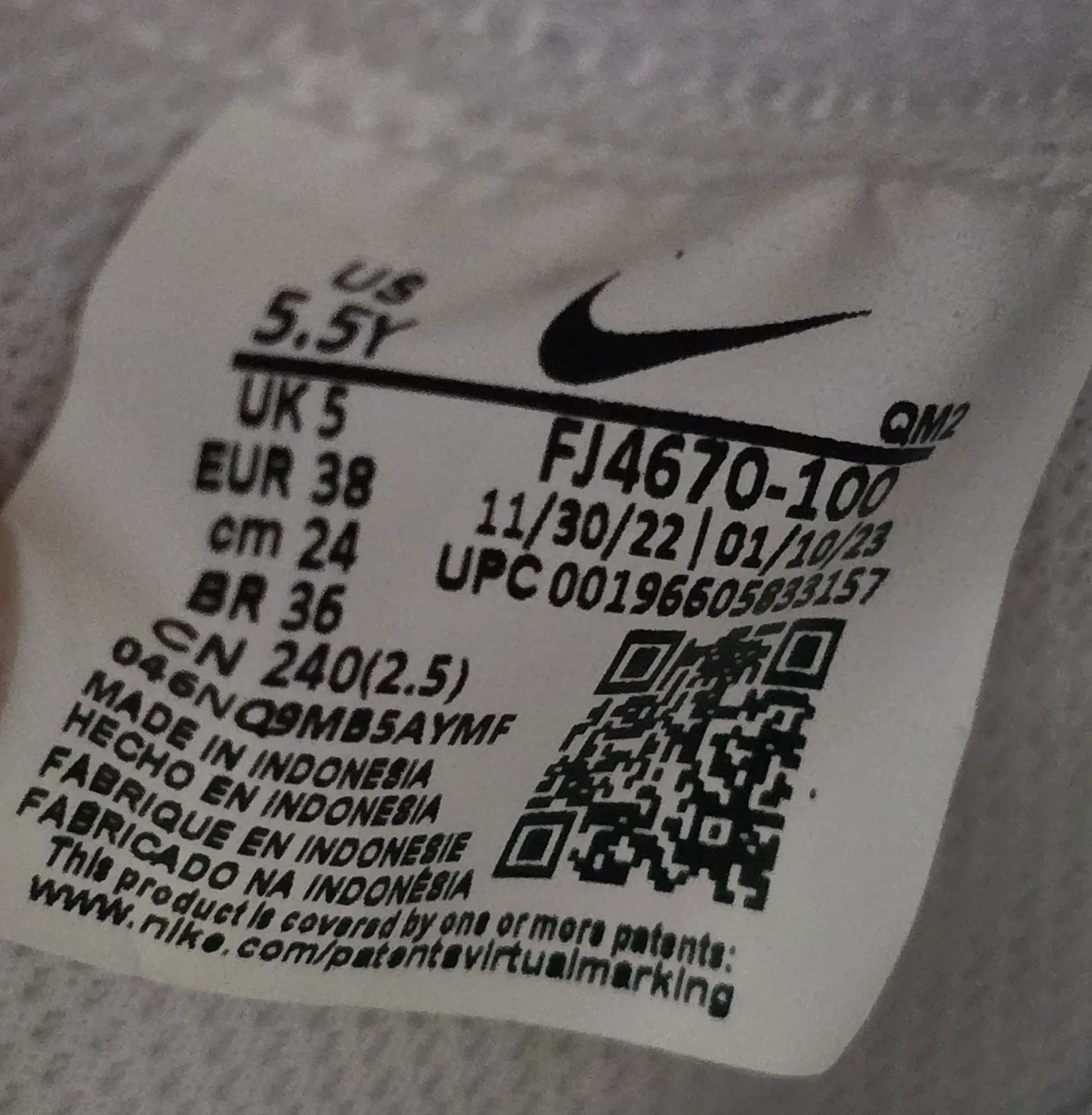 NIKE BLAZER MID NN GS KWE 8