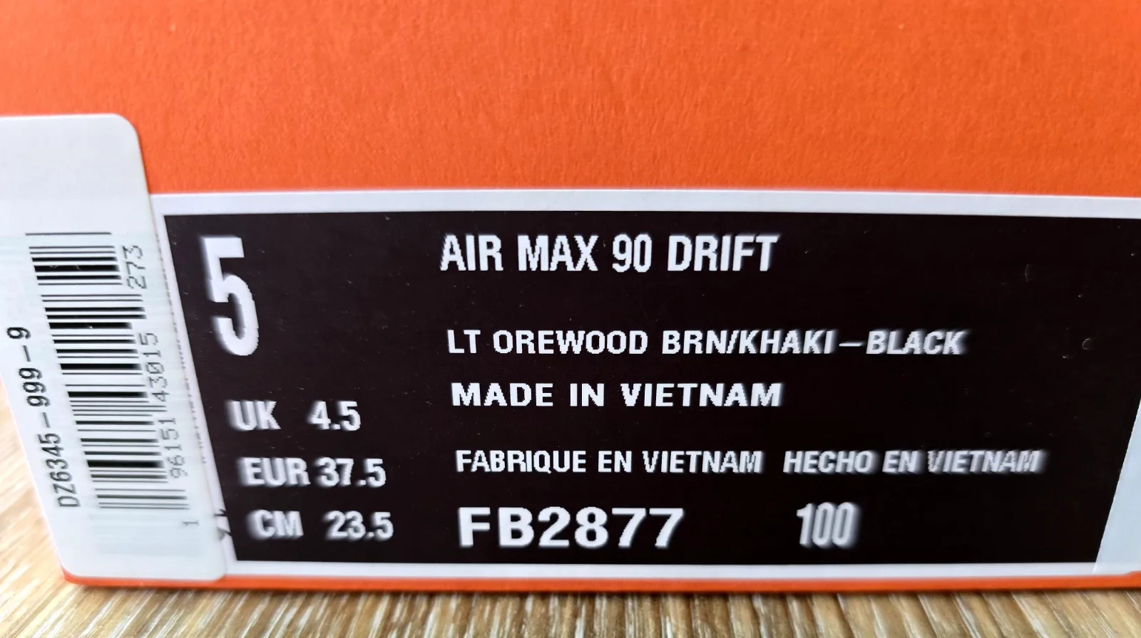 NIKE AIR MAX 90 DRIFT 9