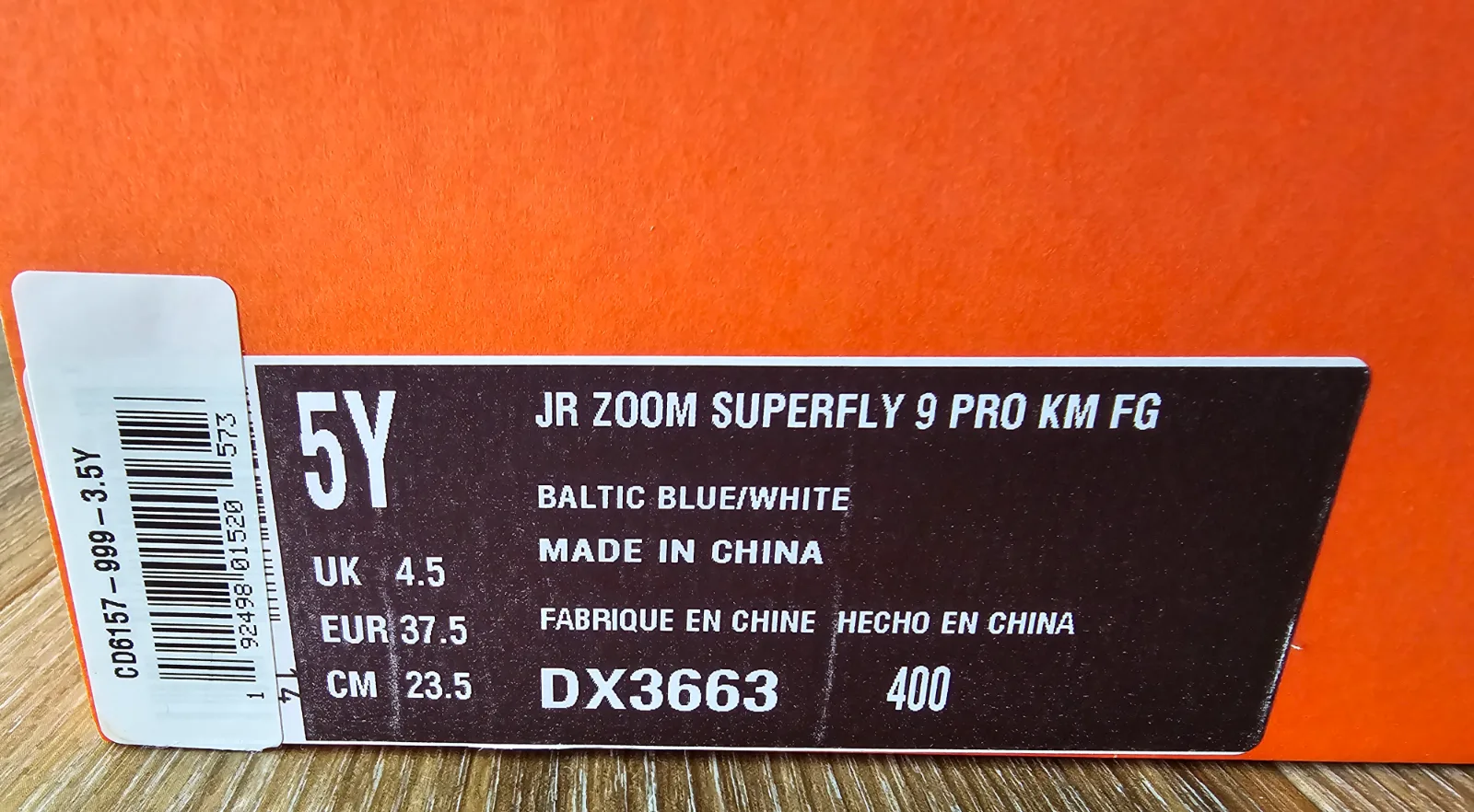 NIKE ZOOM MERCURIAL SUPERFLY 9 PRO FG 8