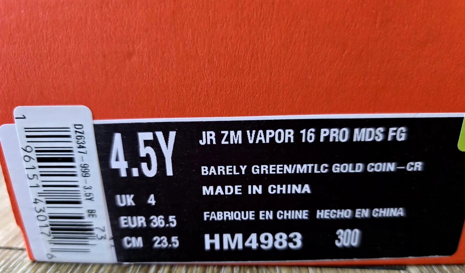 NIKE AIR ZOOM MERCURIAL VAPOR 16 PRO MDS FG 8