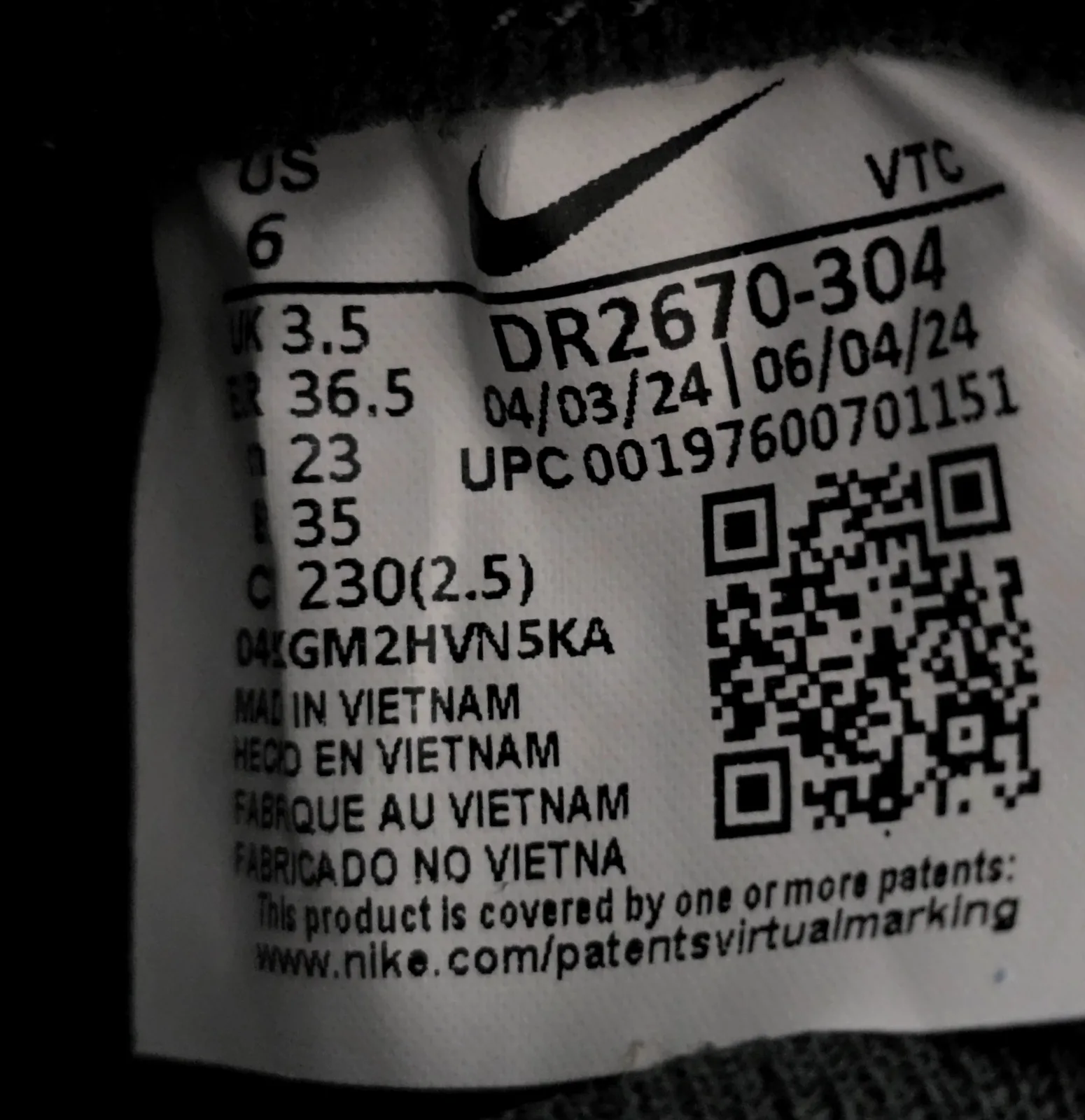 NIKE REACTX INFINITY RUN 4 8