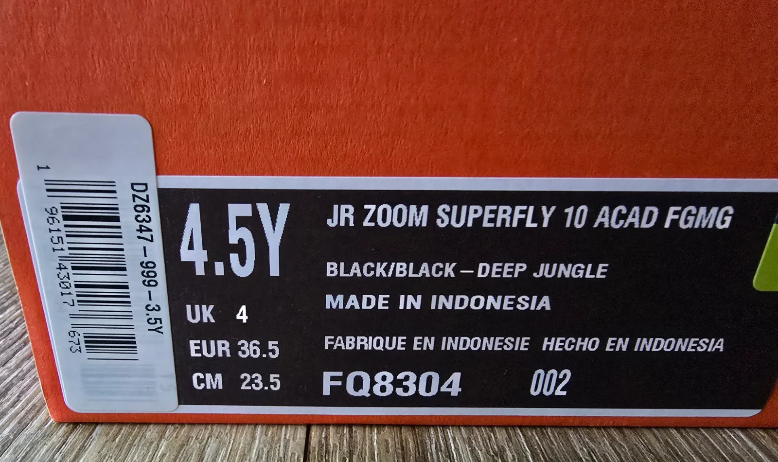 NIKE ZOOM MERCURIAL SUPERFLY 10 ACADEMY FG/MG 9