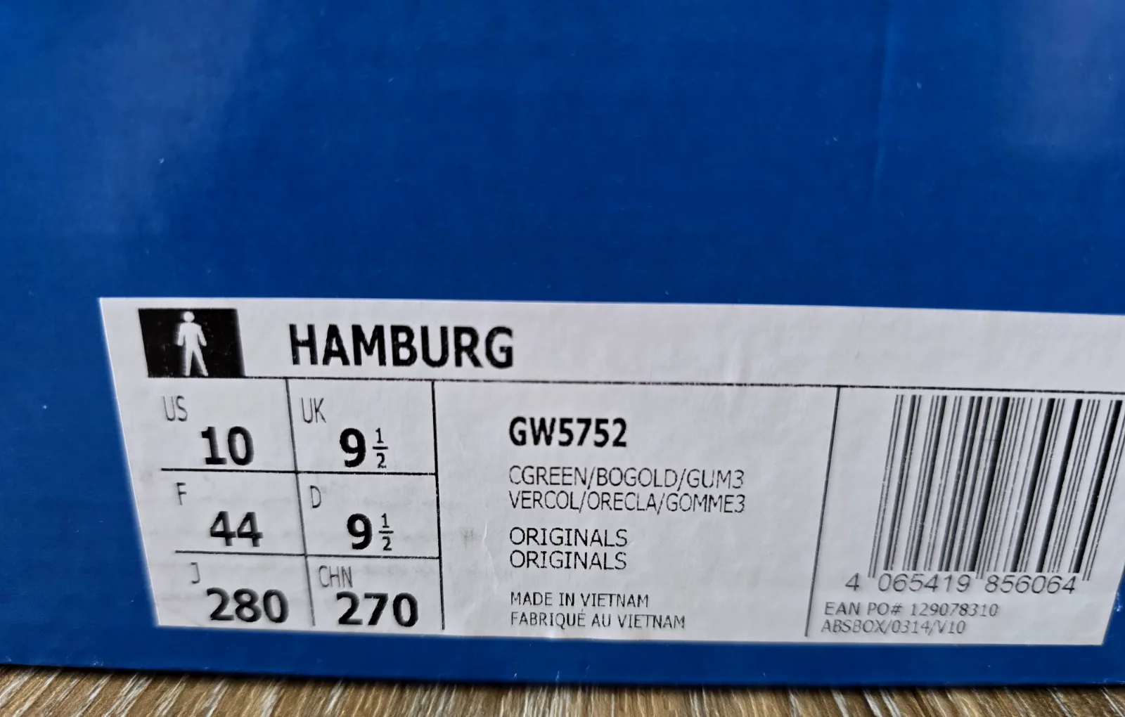 ADIDAS ORIGINALS HAMBURG 8