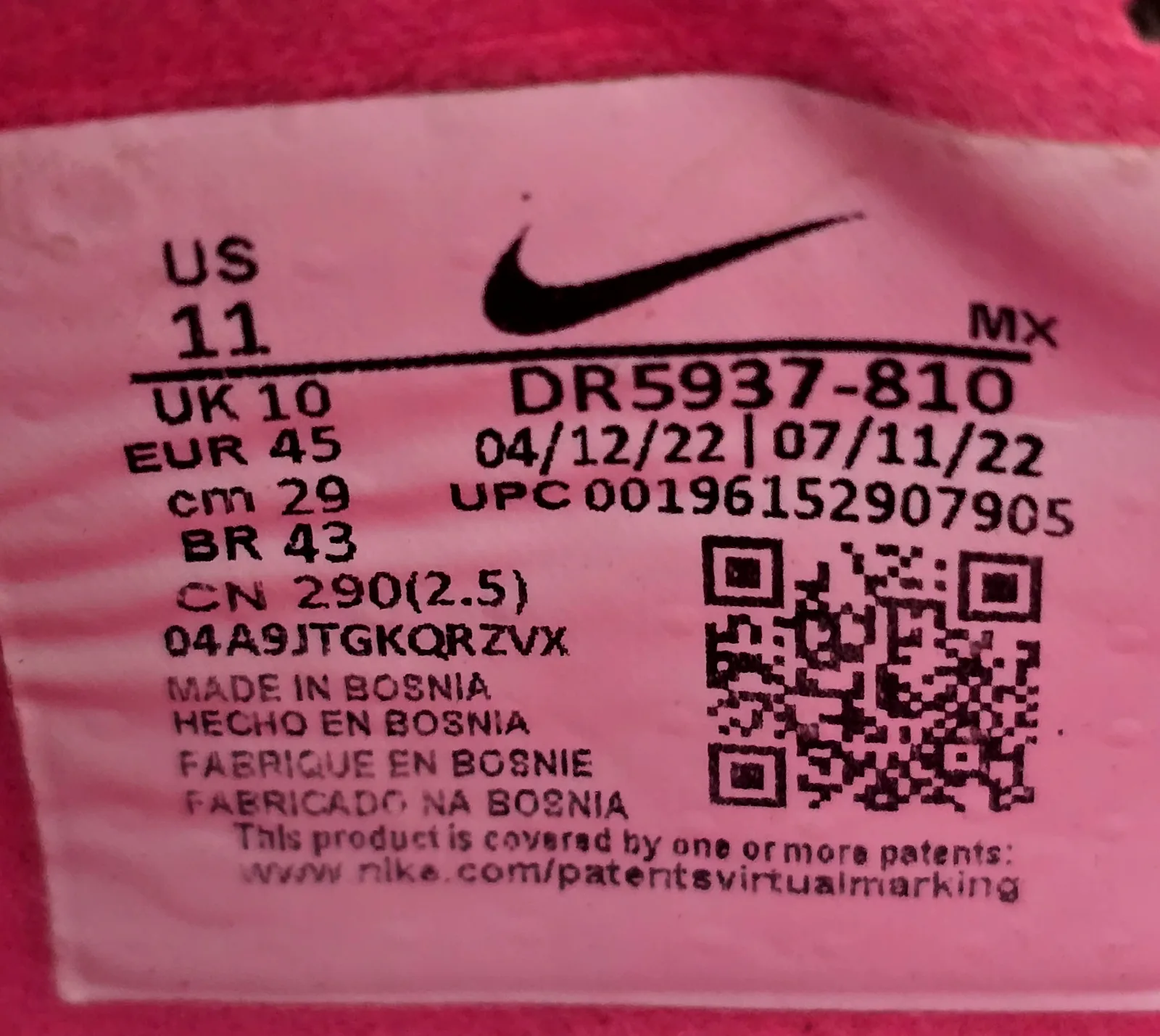 NIKE ZOOM MERCURIAL VAPOR 15 ELITE SG-PRO AC 9